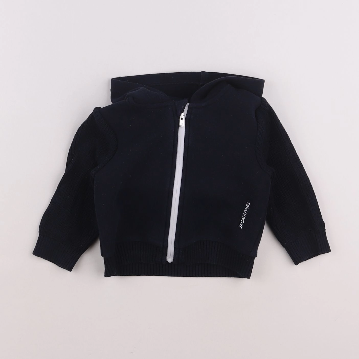 Jacadi - sweat bleu - 12 mois