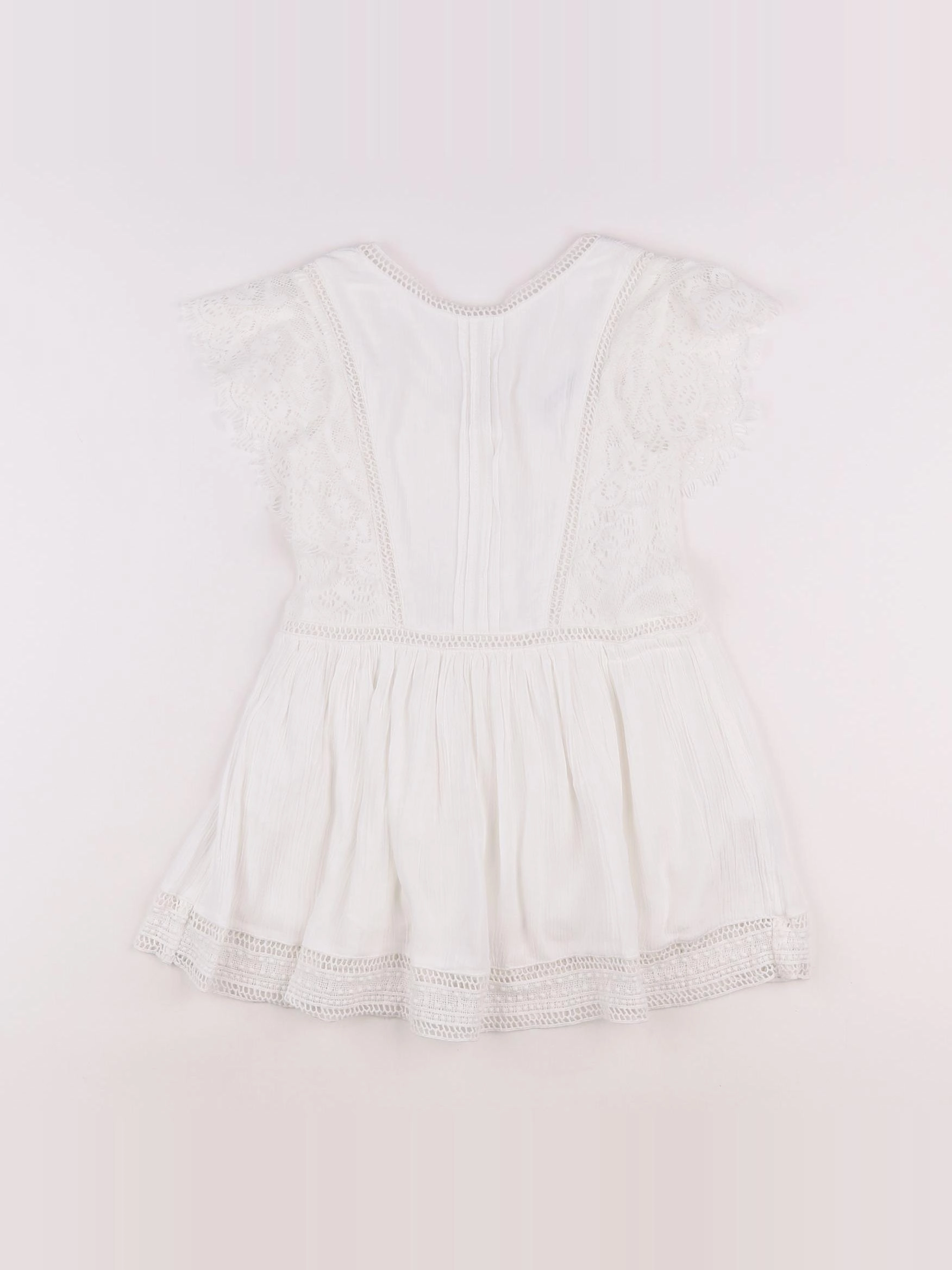 Vertbaudet - robe blanc - 4 ans