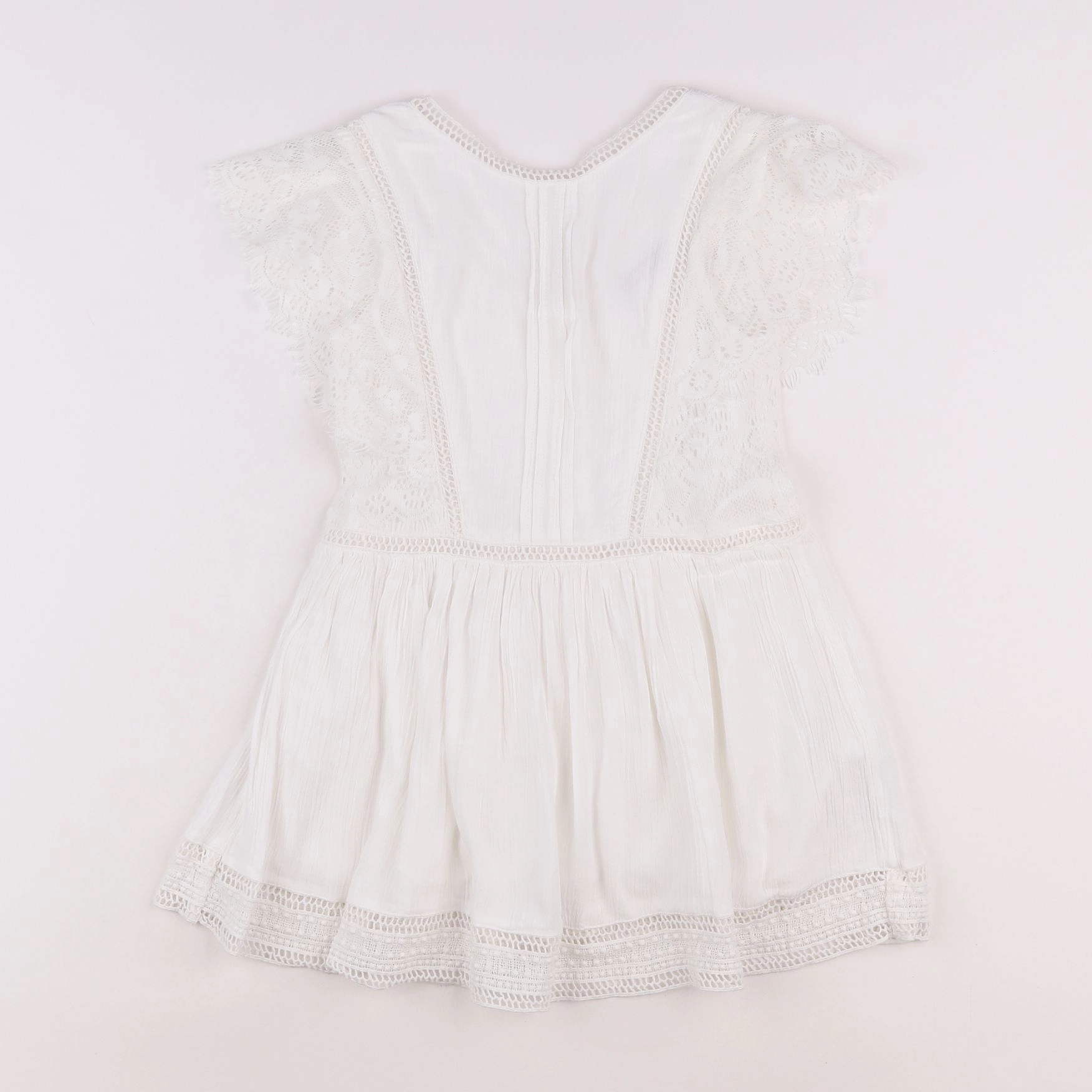 Vertbaudet - robe blanc - 4 ans