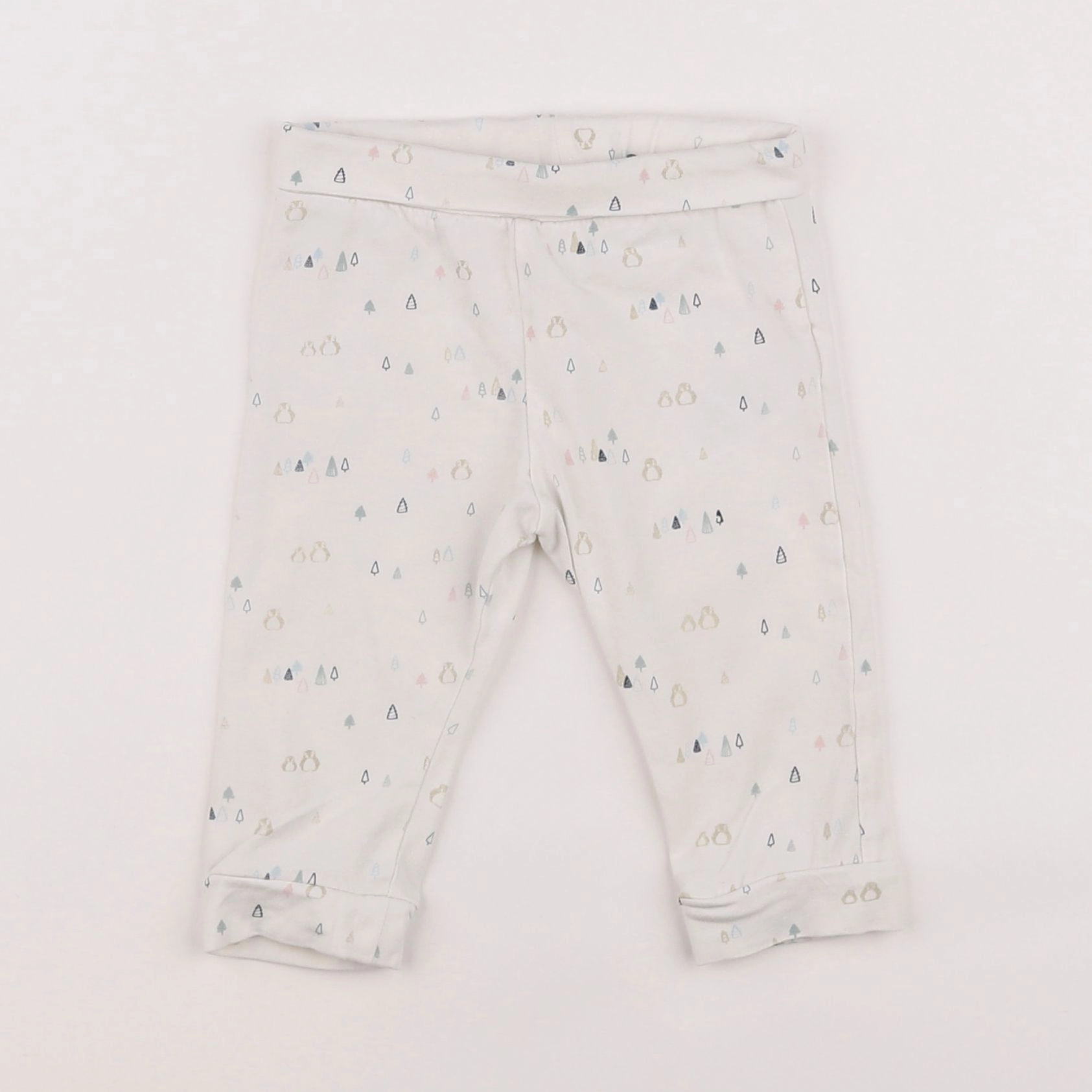 Vertbaudet - legging beige - 9 mois