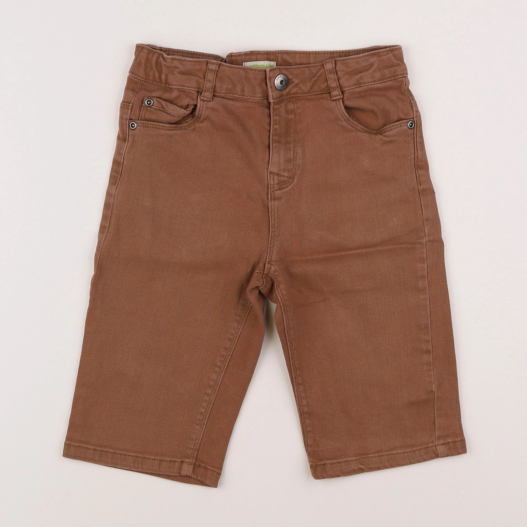 Vertbaudet - short marron - 9 ans