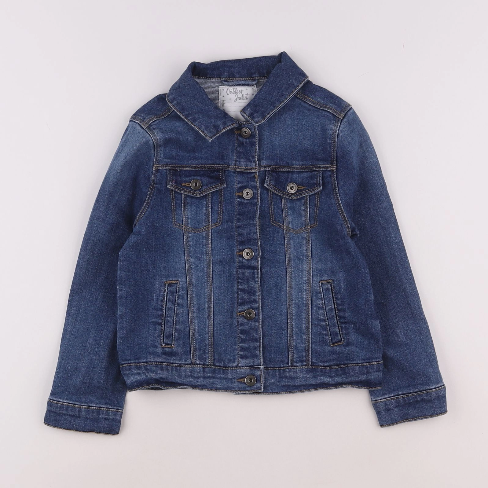 Vertbaudet - veste bleu - 6 ans
