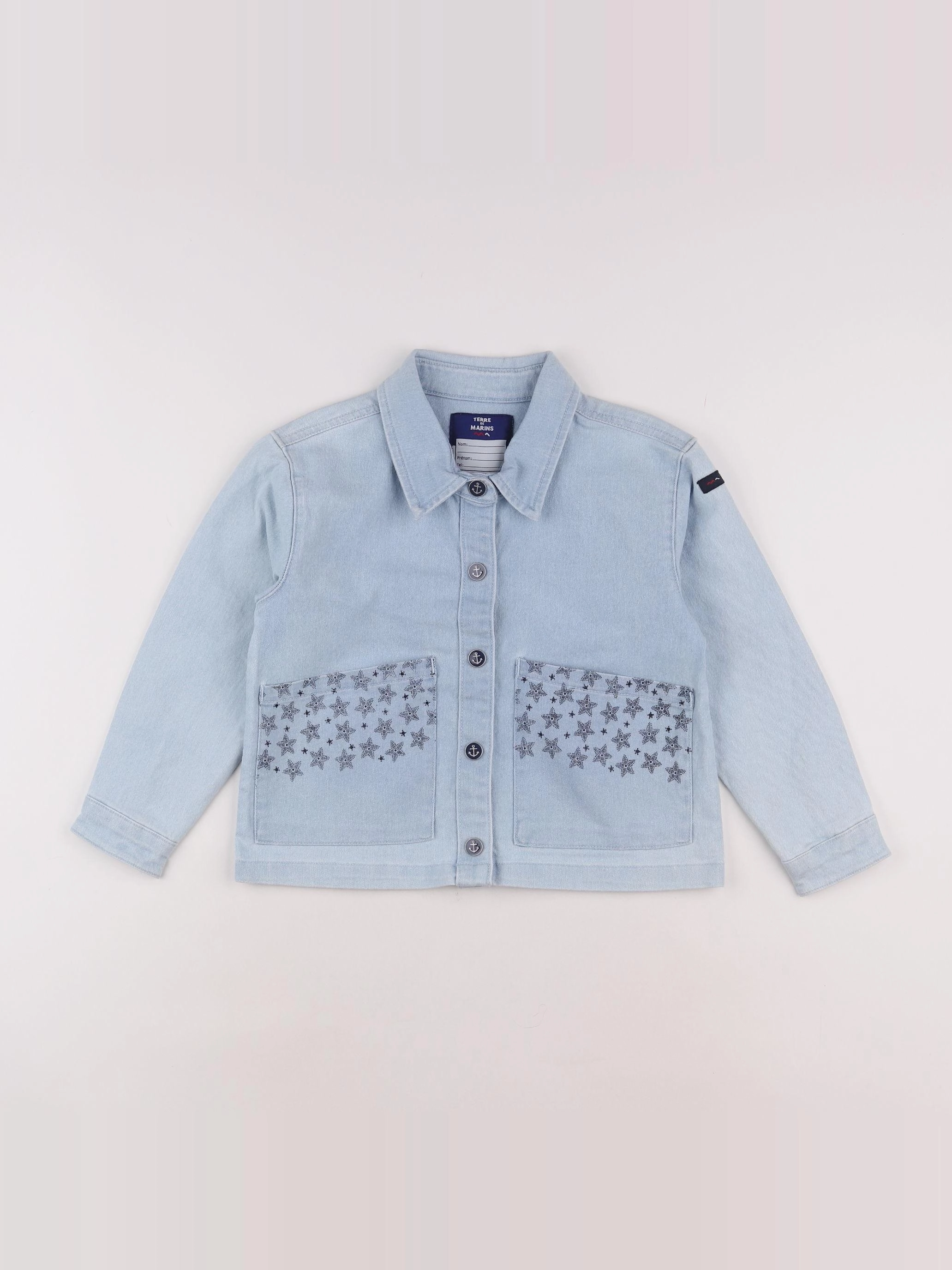 Terre de marins - veste bleu - 6 ans
