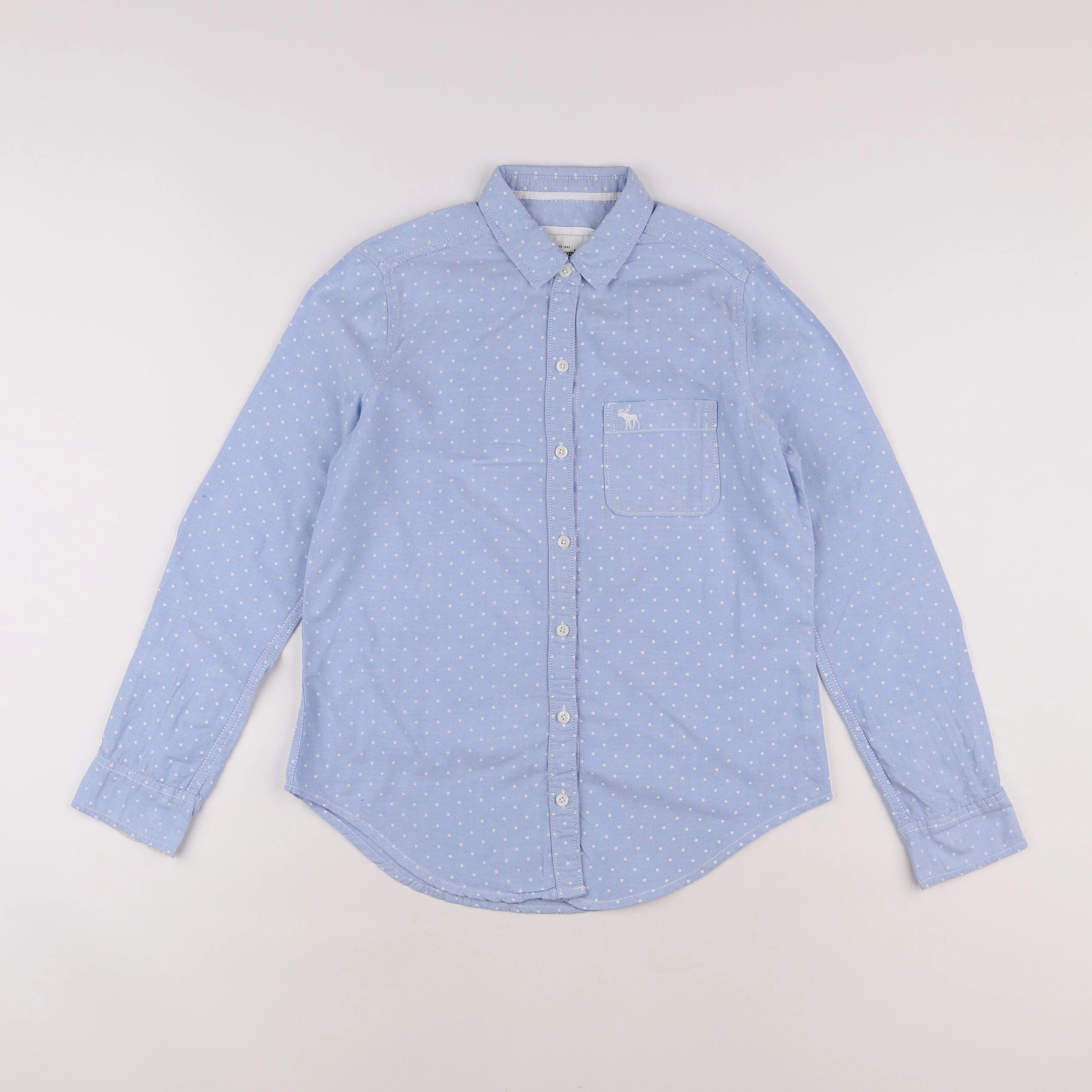 Abercrombie - chemise bleu - 12 ans