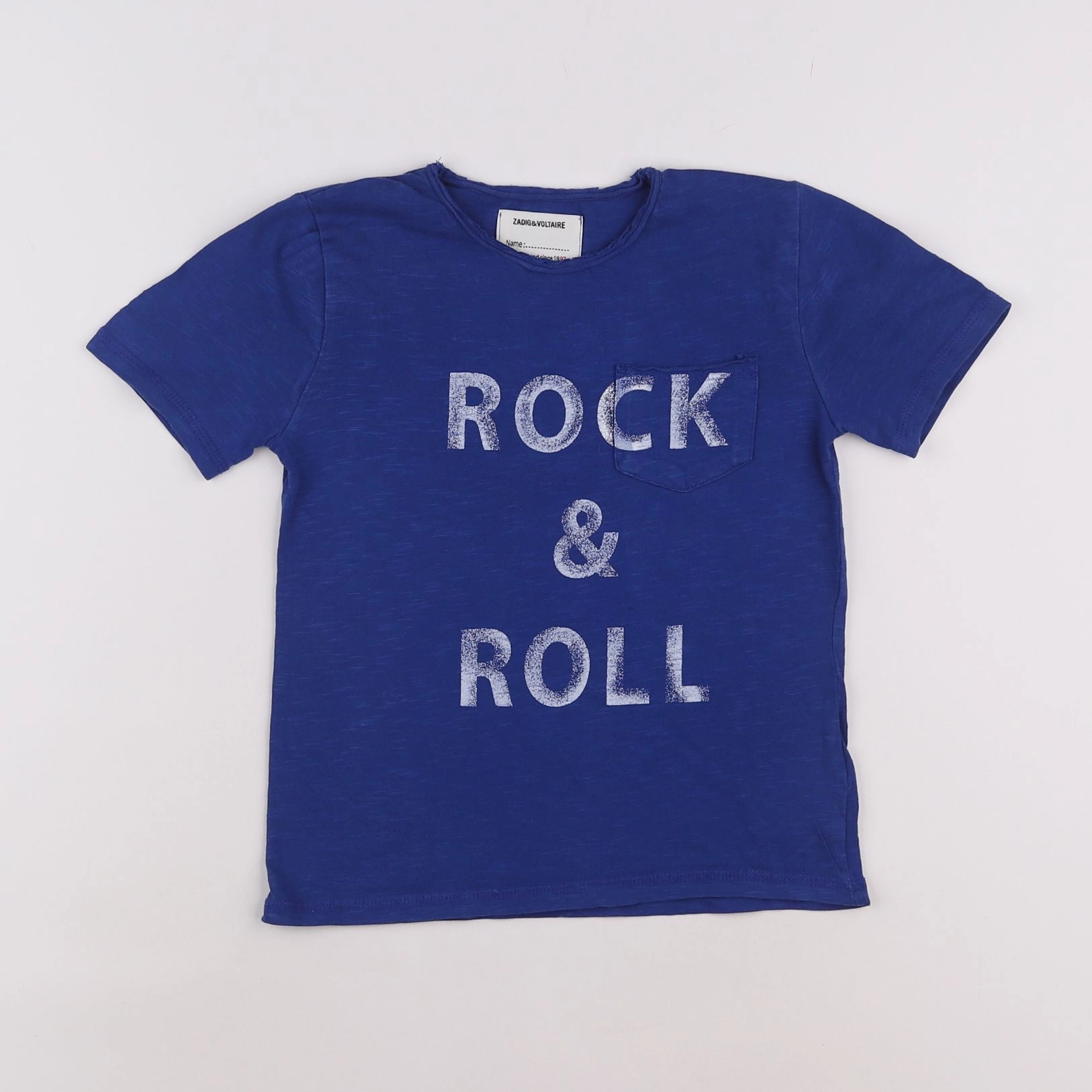 Zadig & Voltaire - tee-shirt bleu - 6 ans