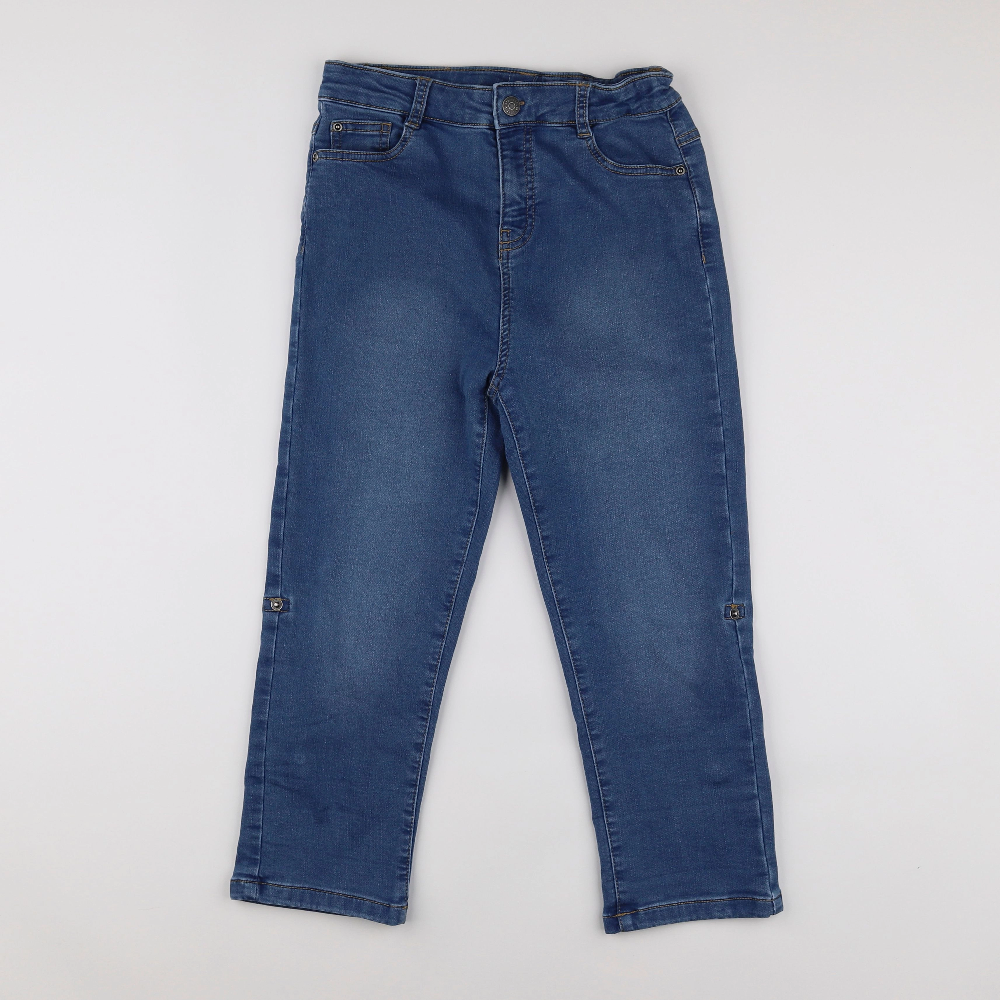 Vertbaudet - pantacourt bleu - 12 ans