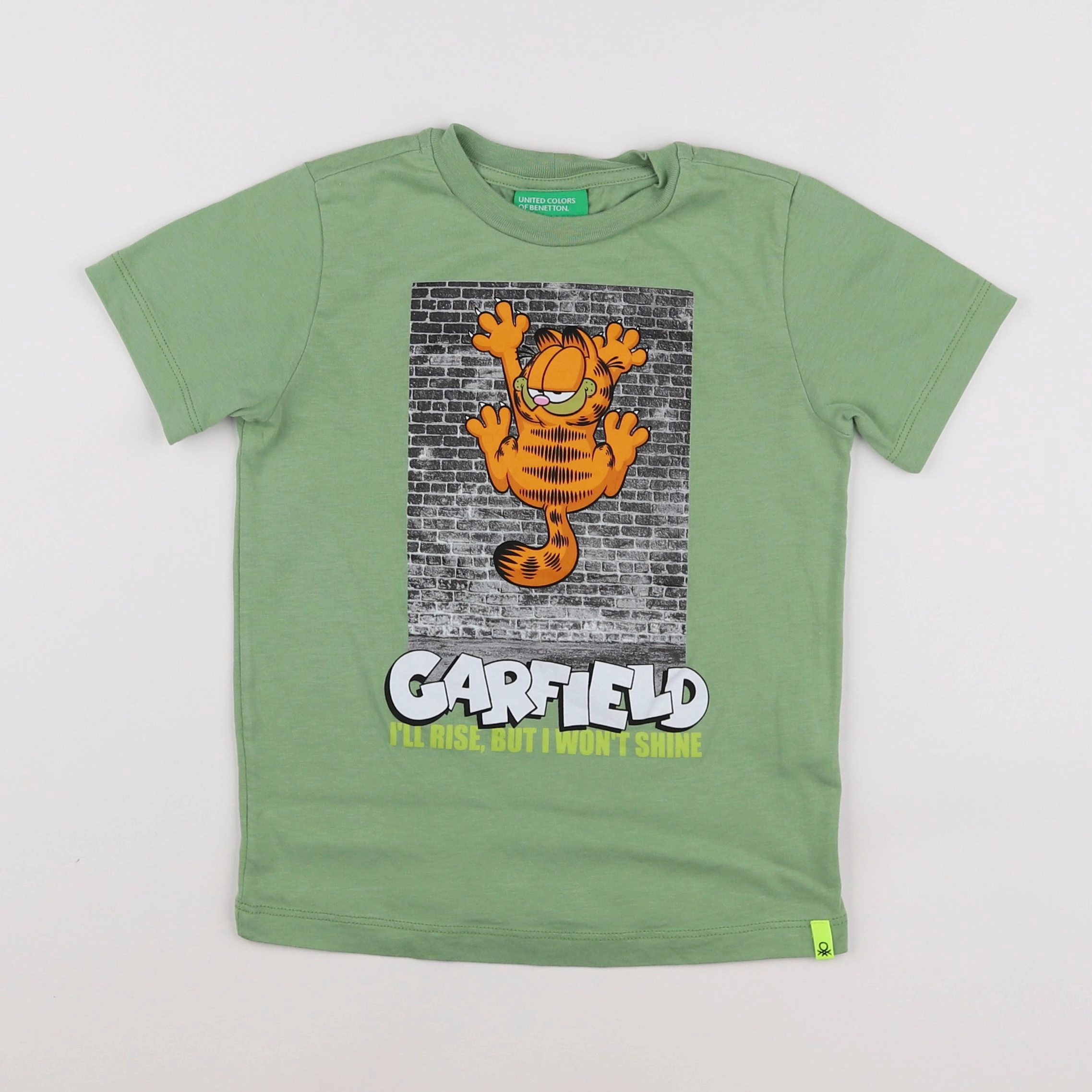 Benetton - tee-shirt vert - 4/5 ans