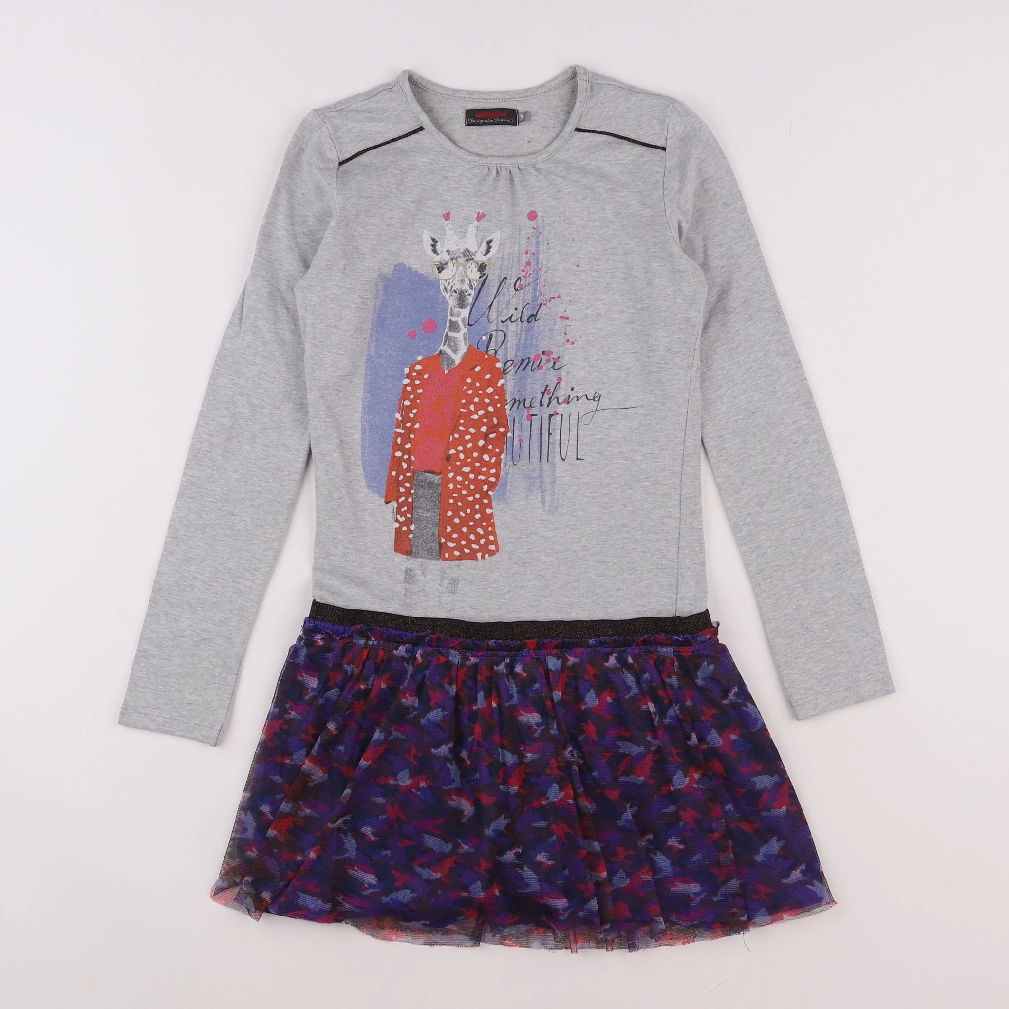 Catimini - robe multicolore - 10 ans