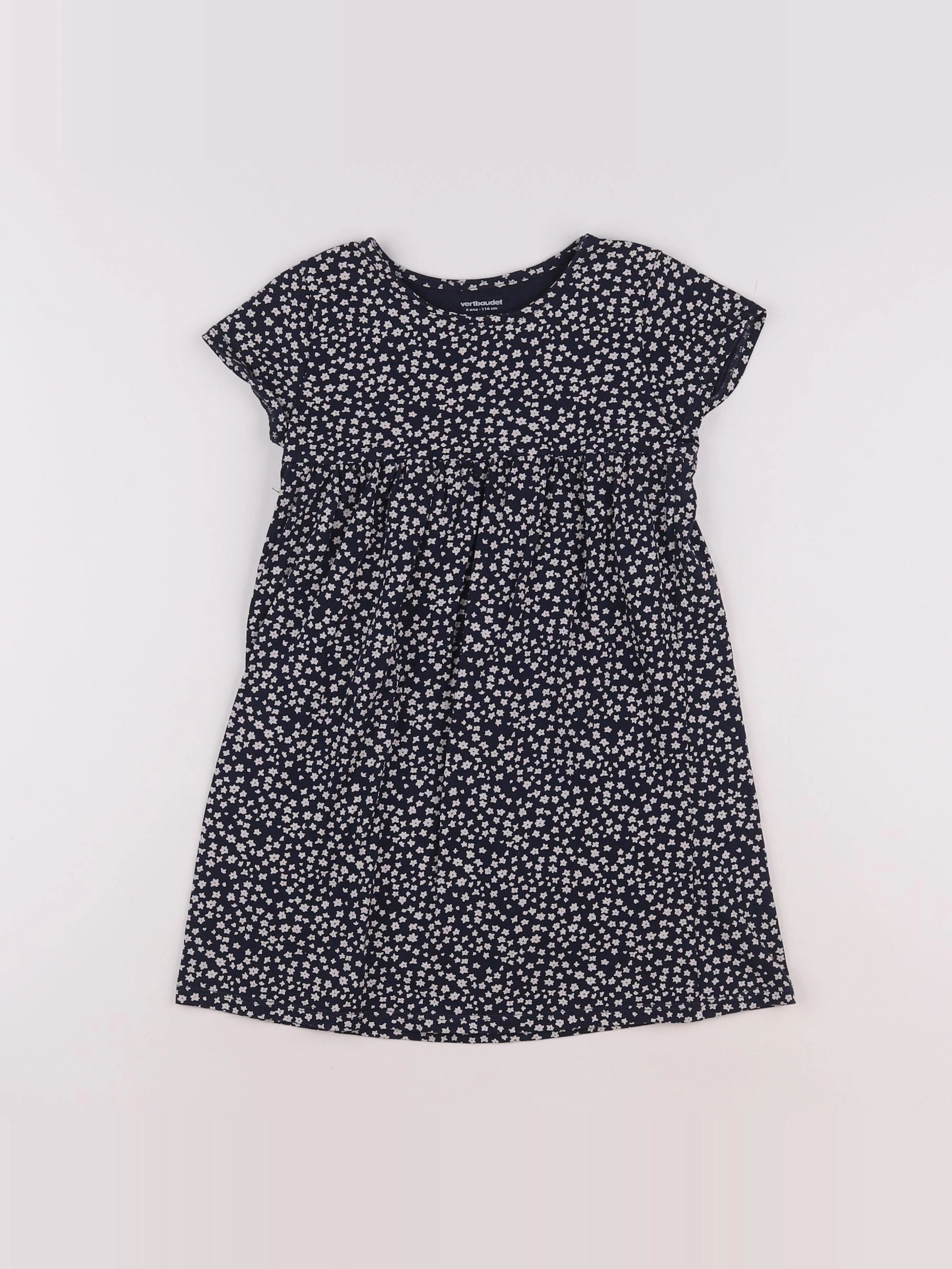 Vertbaudet - robe bleu - 6 ans