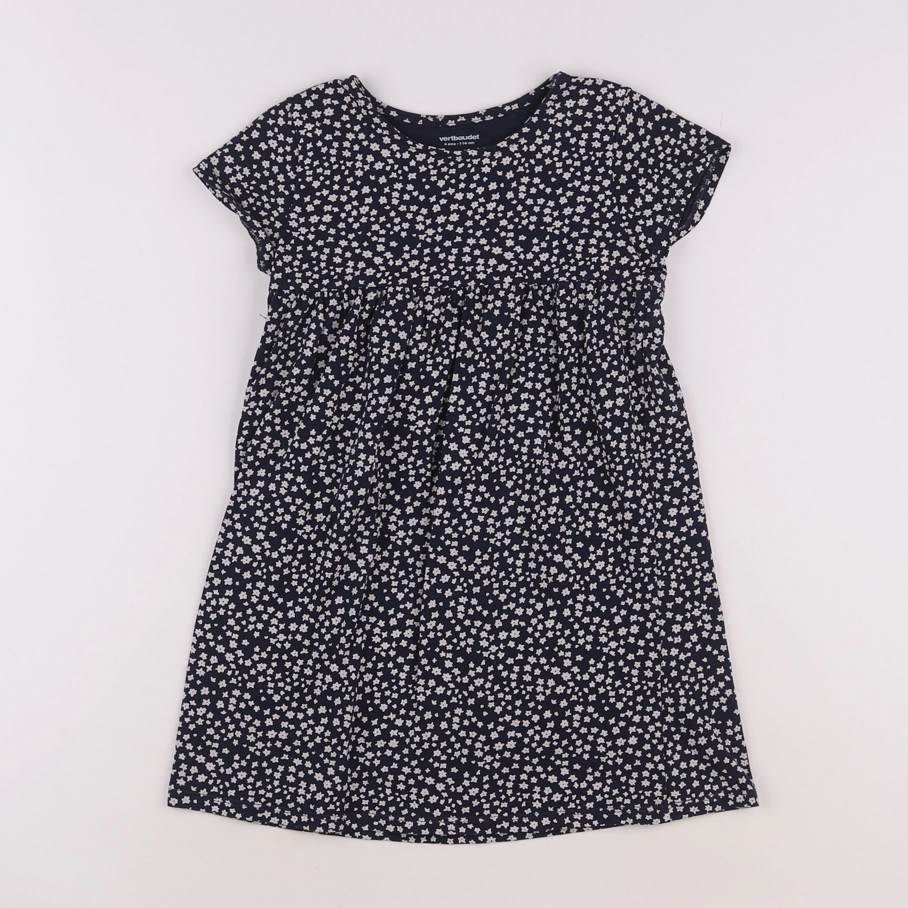 Vertbaudet - robe bleu - 6 ans