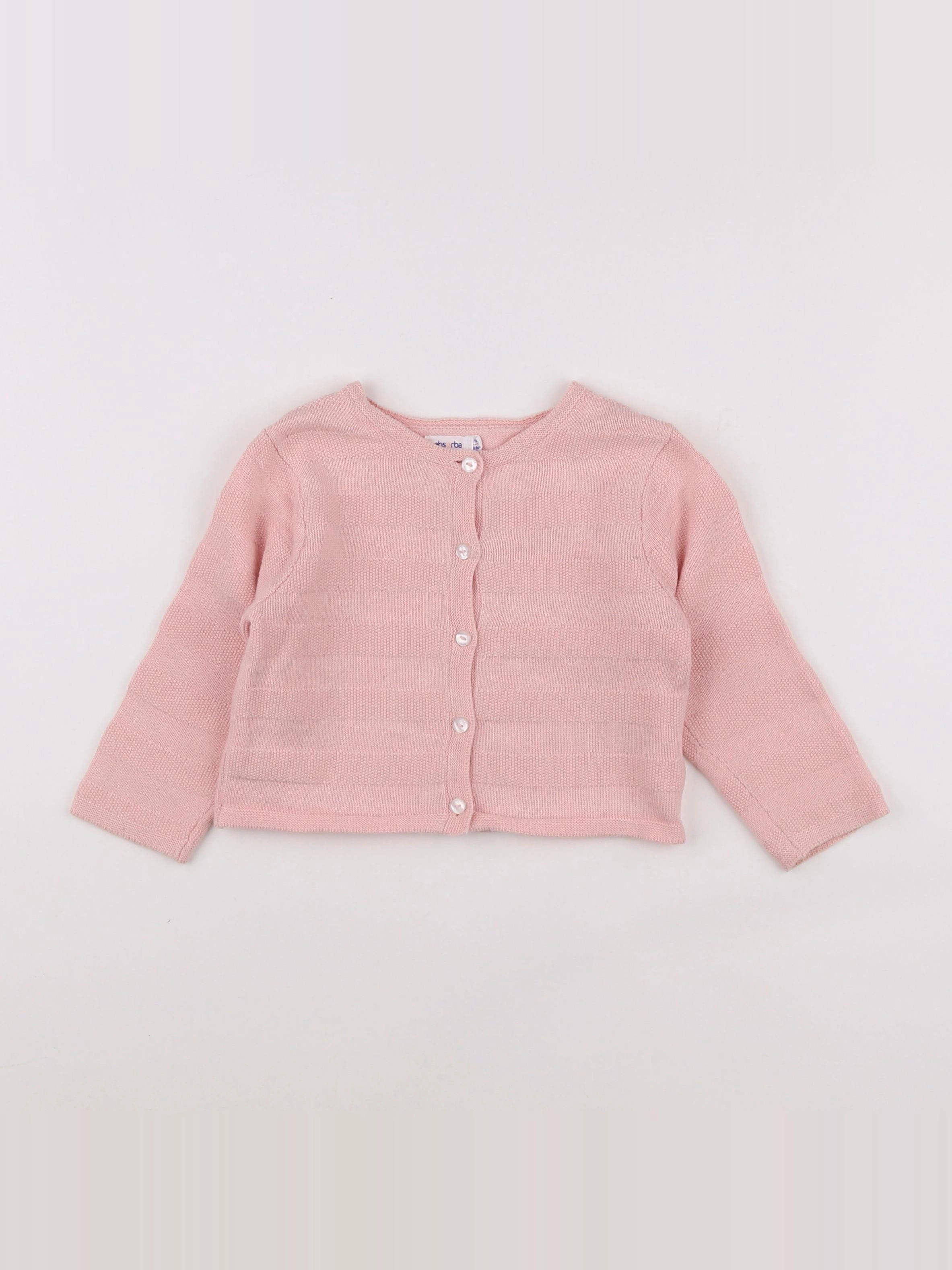 Absorba - gilet rose - 18 mois