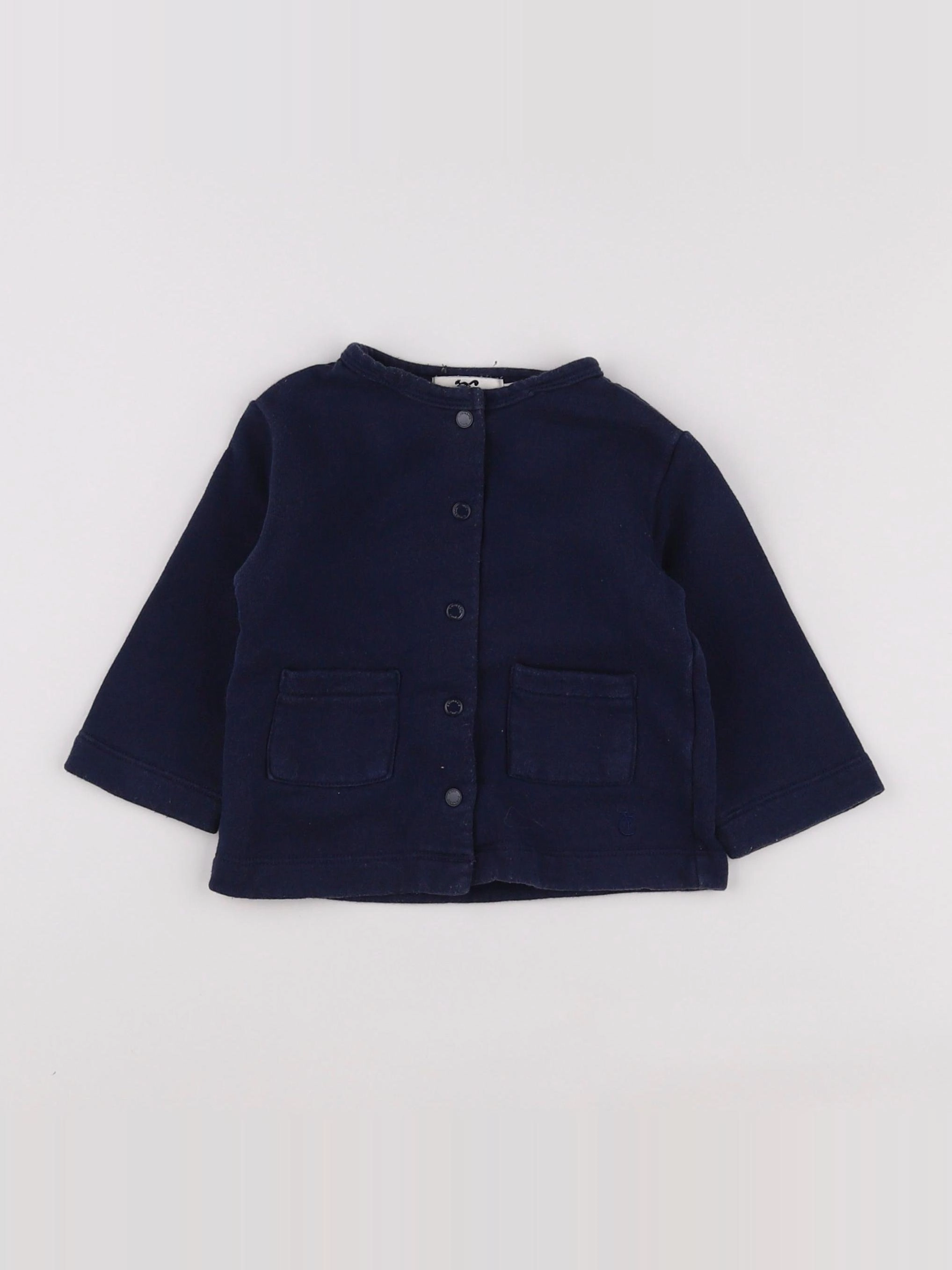 Cyrillus - sweat bleu - 6 mois