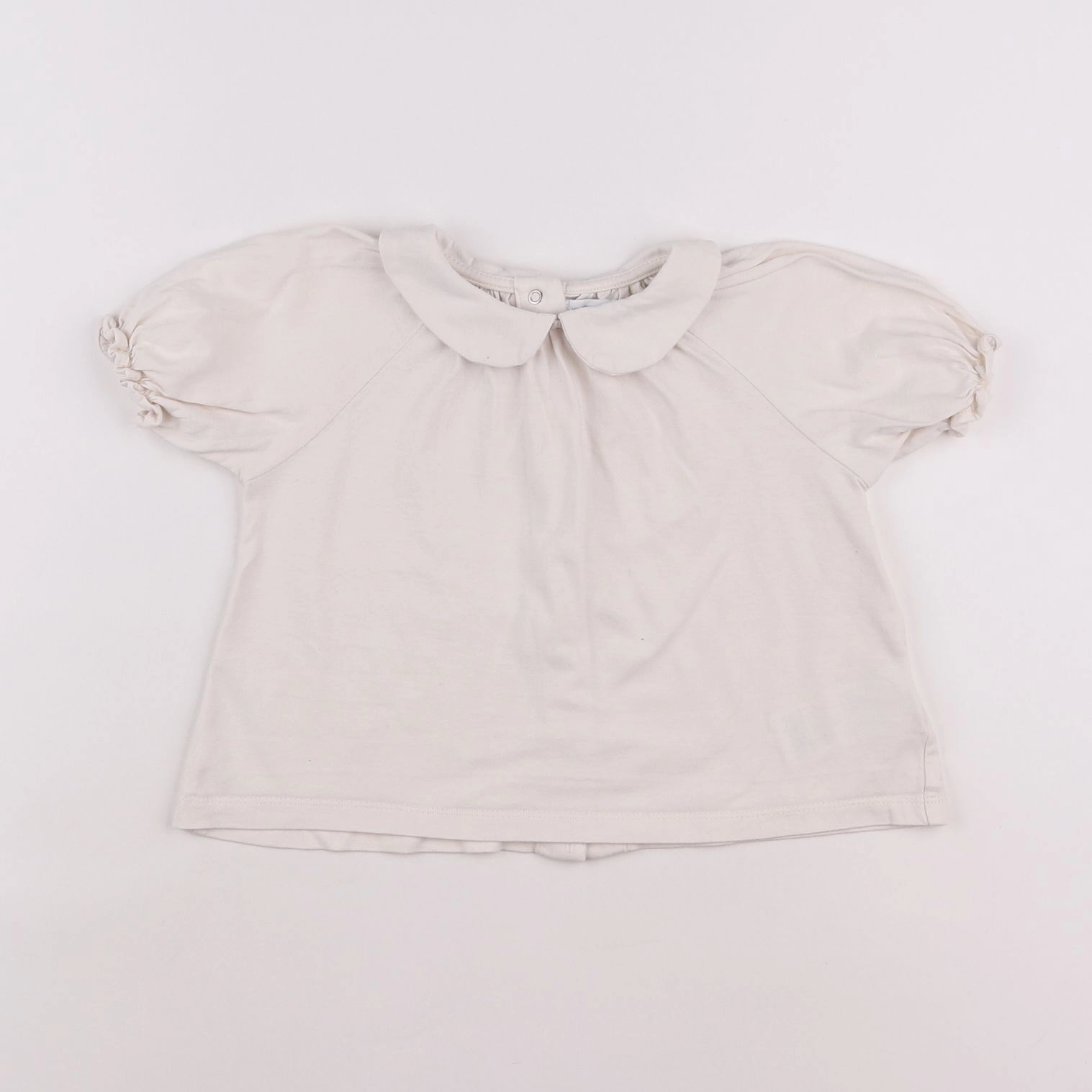 Vertbaudet - tee-shirt beige - 2 ans