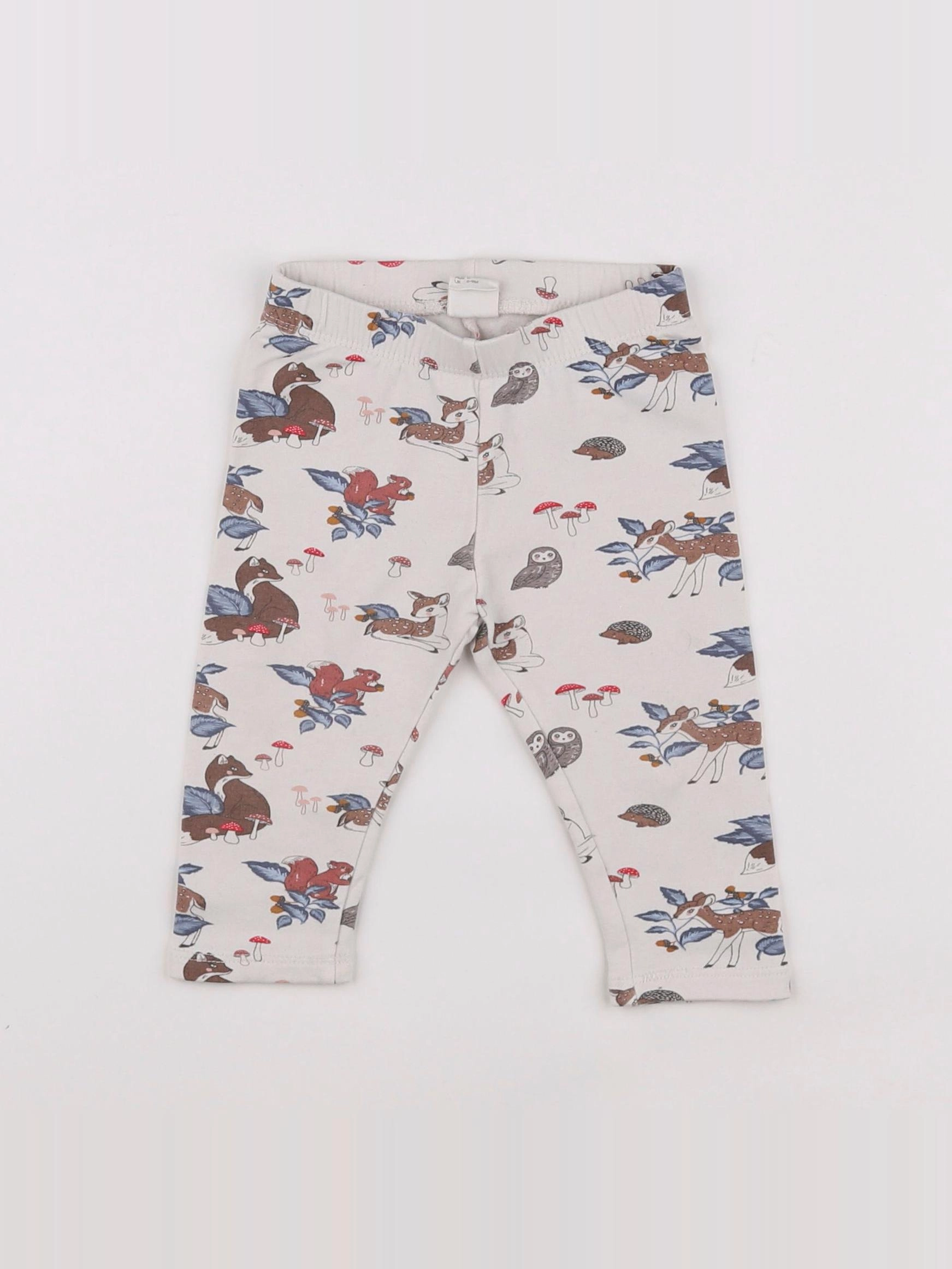 H&M - legging blanc - 9 mois