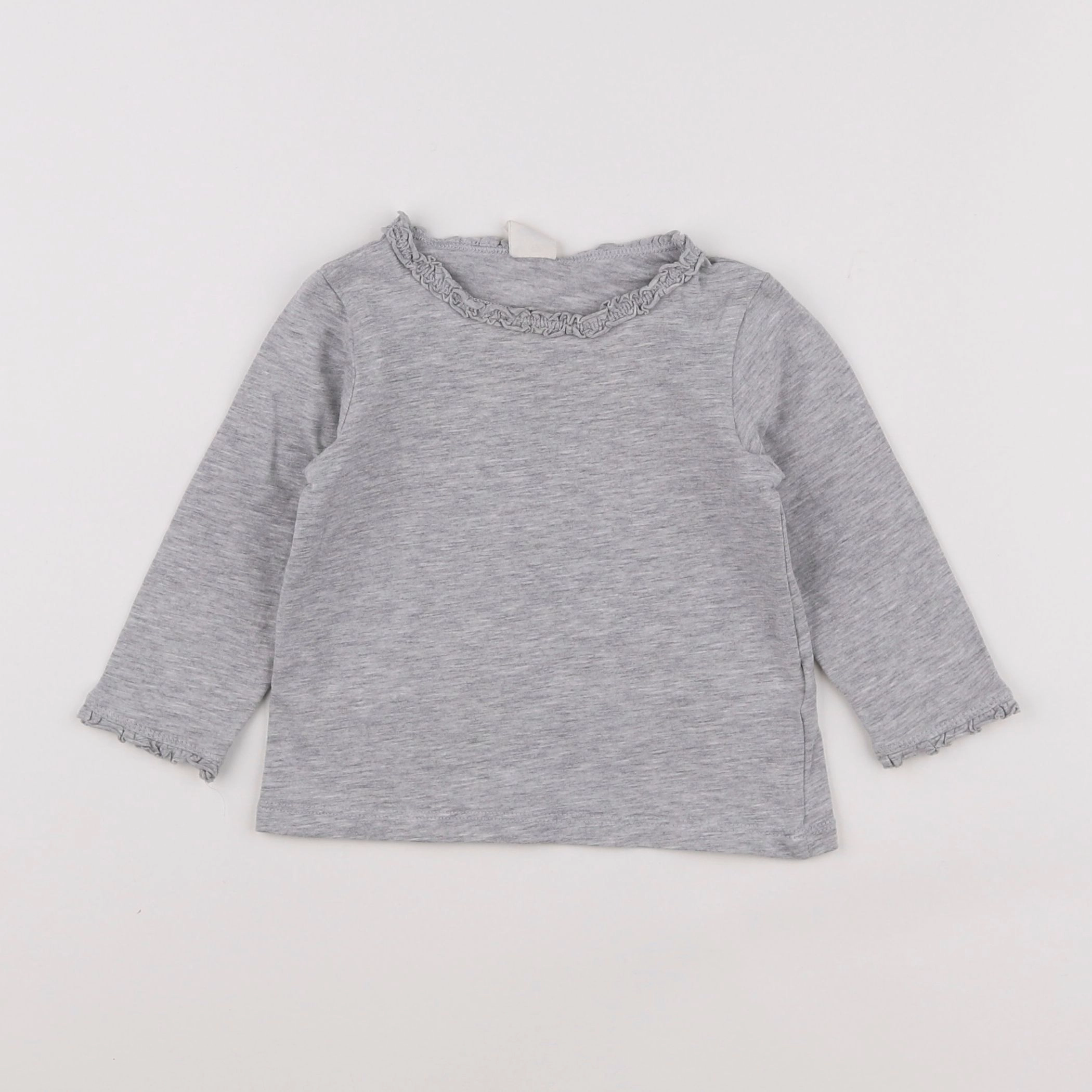 H&M - tee-shirt gris - 6/9 mois