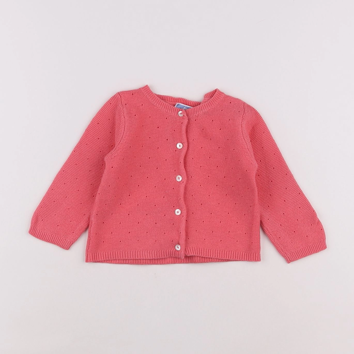 Jacadi - gilet rose - 6 mois