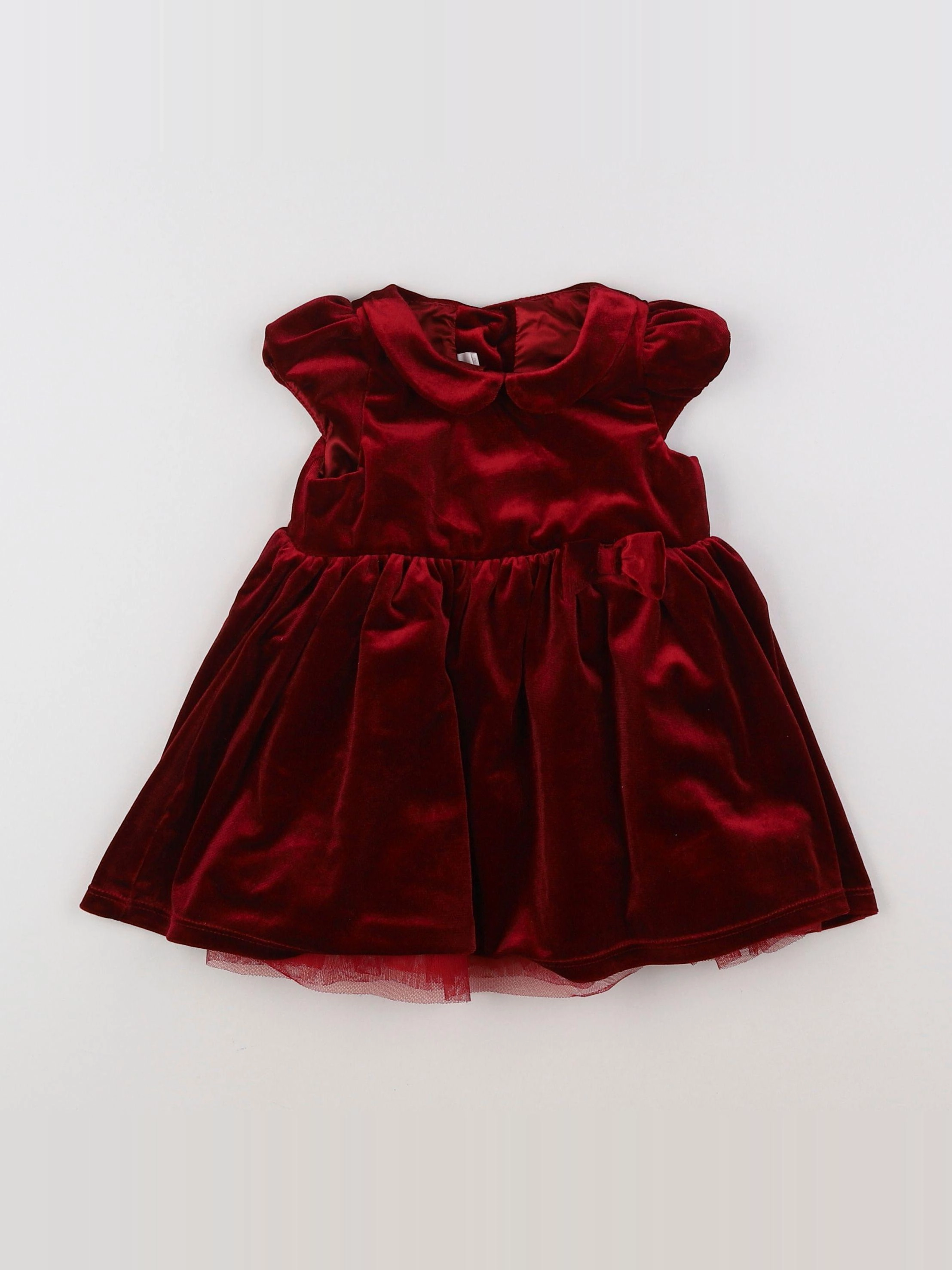 H&M - robe rouge - 12 mois