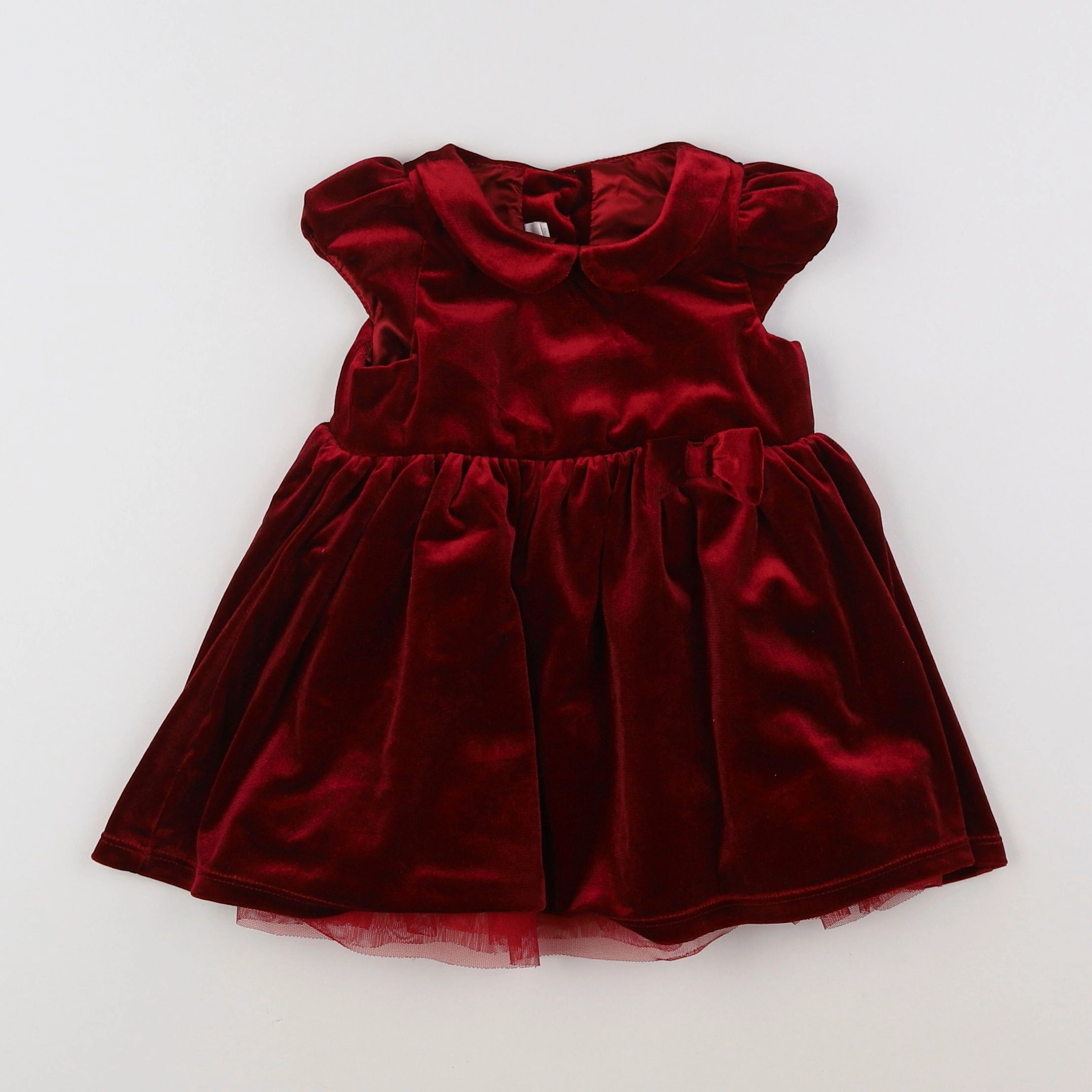 H&M - robe rouge - 12 mois