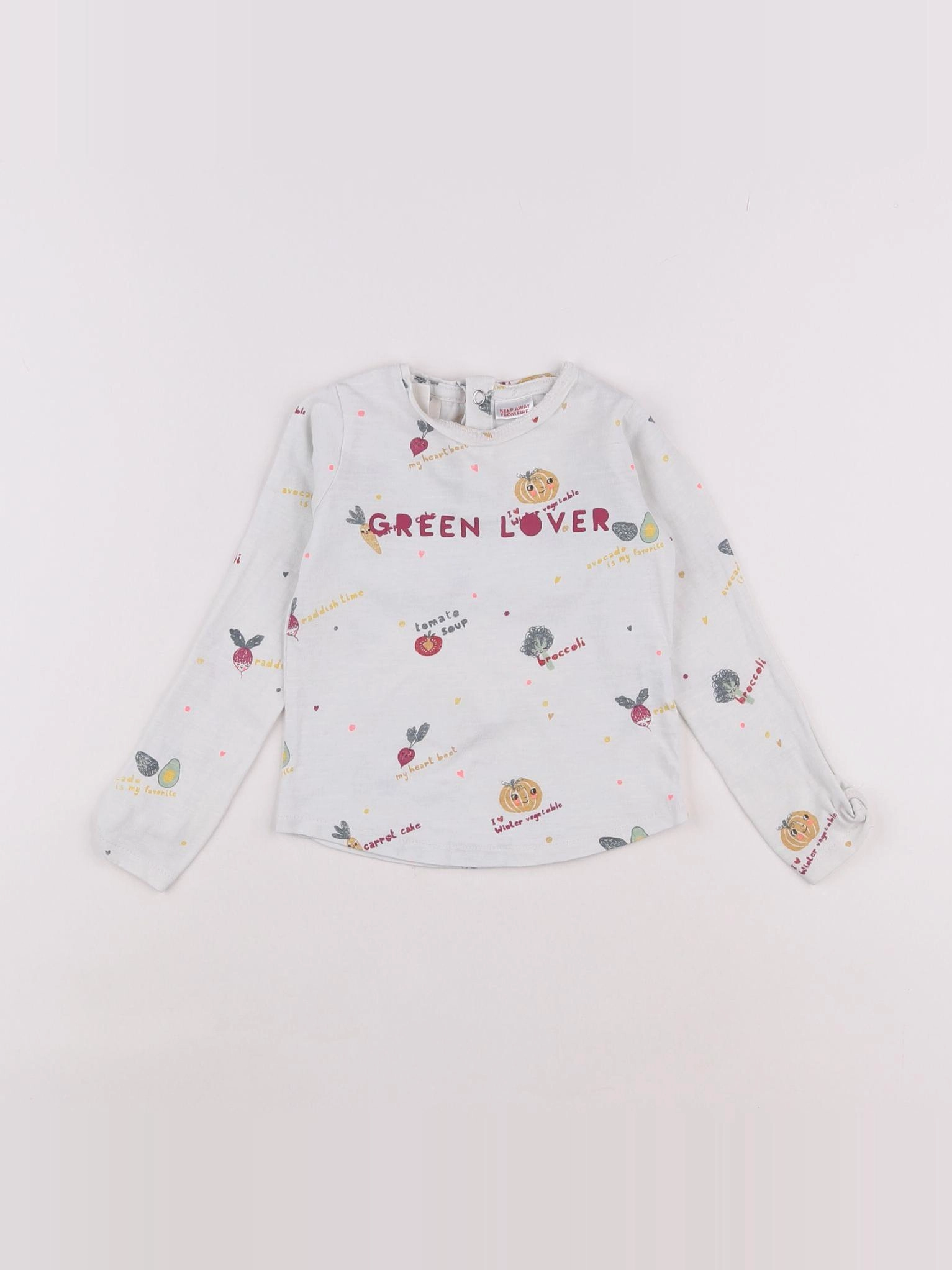 Zara - tee-shirt blanc - 3/6 mois