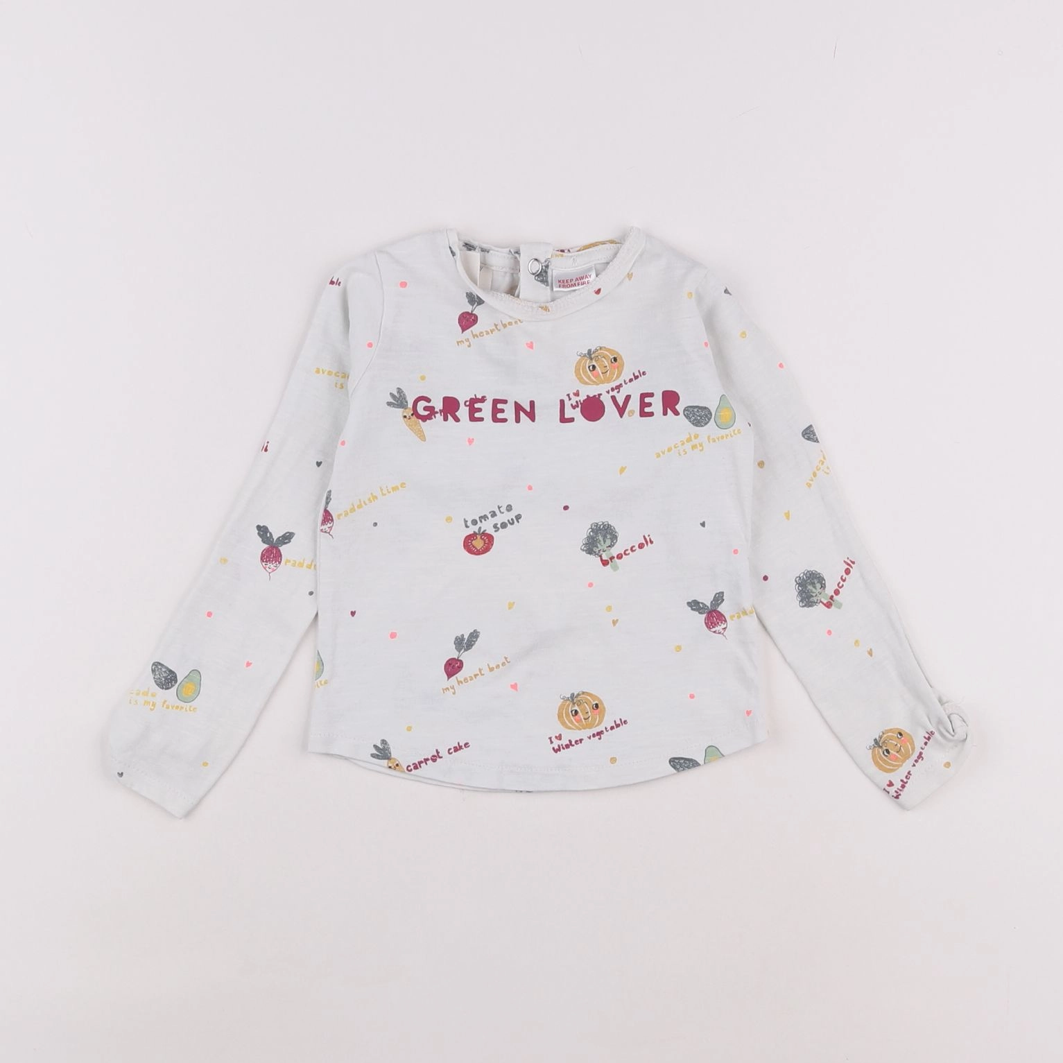 Zara - tee-shirt blanc - 3/6 mois