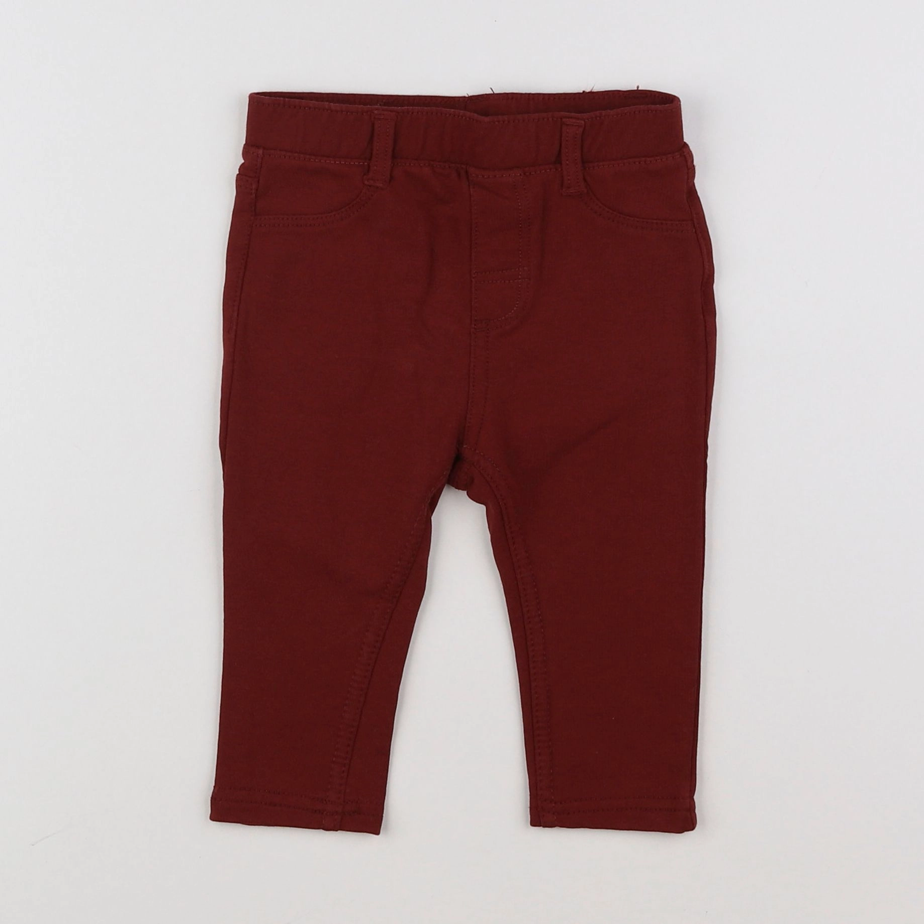 H&M - jegging rouge - 9 mois