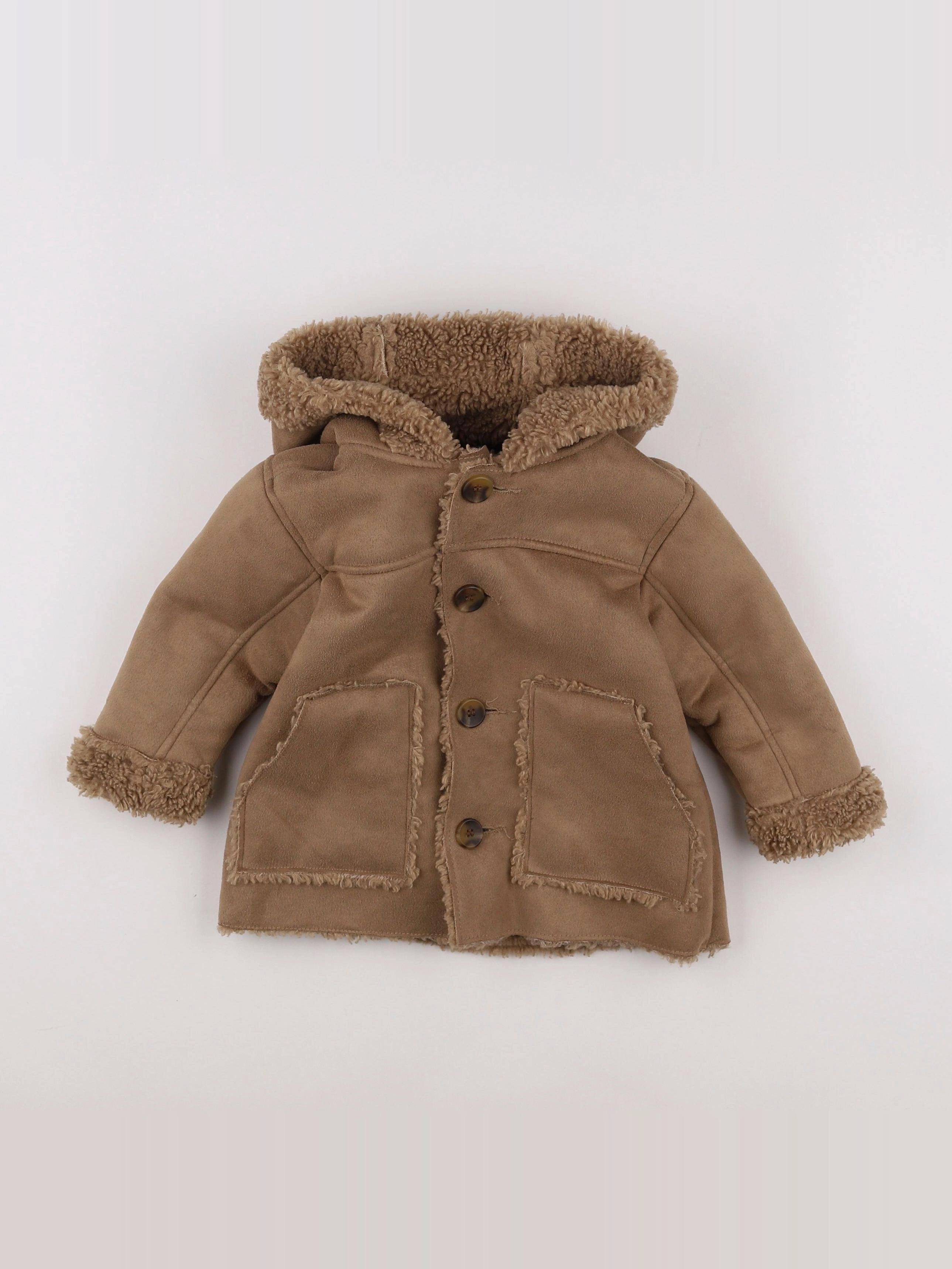 Zara - veste marron - 9/12 mois