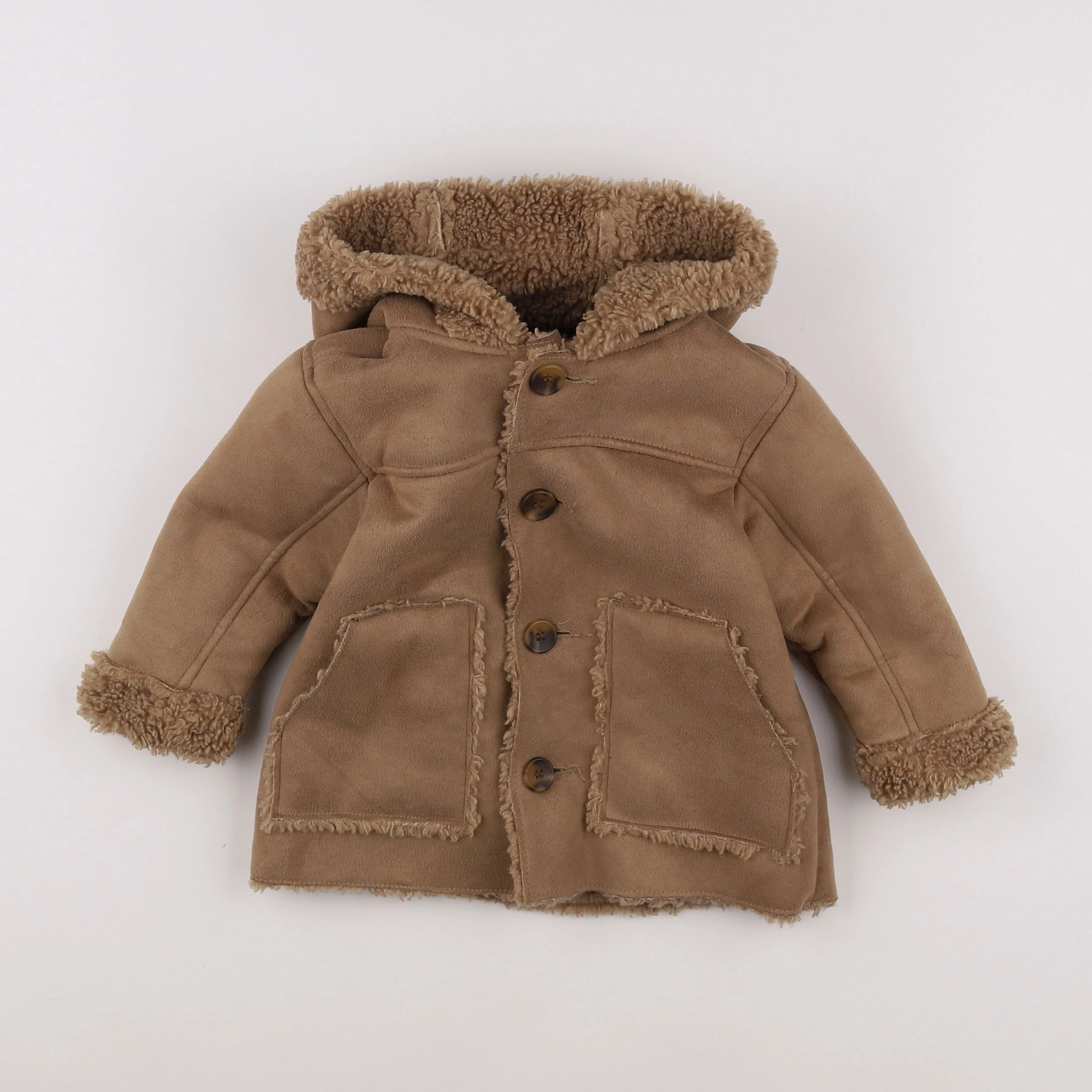 Zara - veste marron - 9/12 mois
