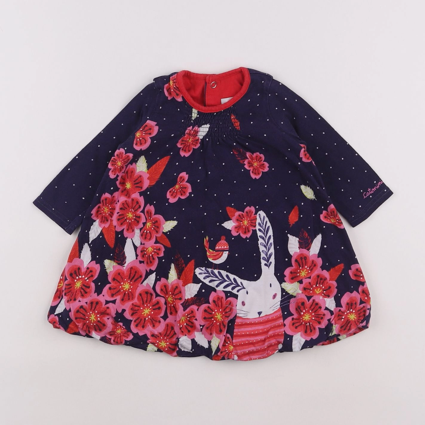 Catimini - robe multicolore - 9 mois