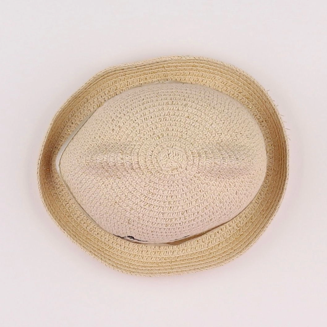 Vertbaudet - chapeau beige, or - 3/6 mois