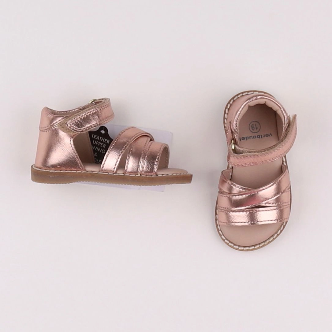 Vertbaudet - ballerines bronze - pointure 19