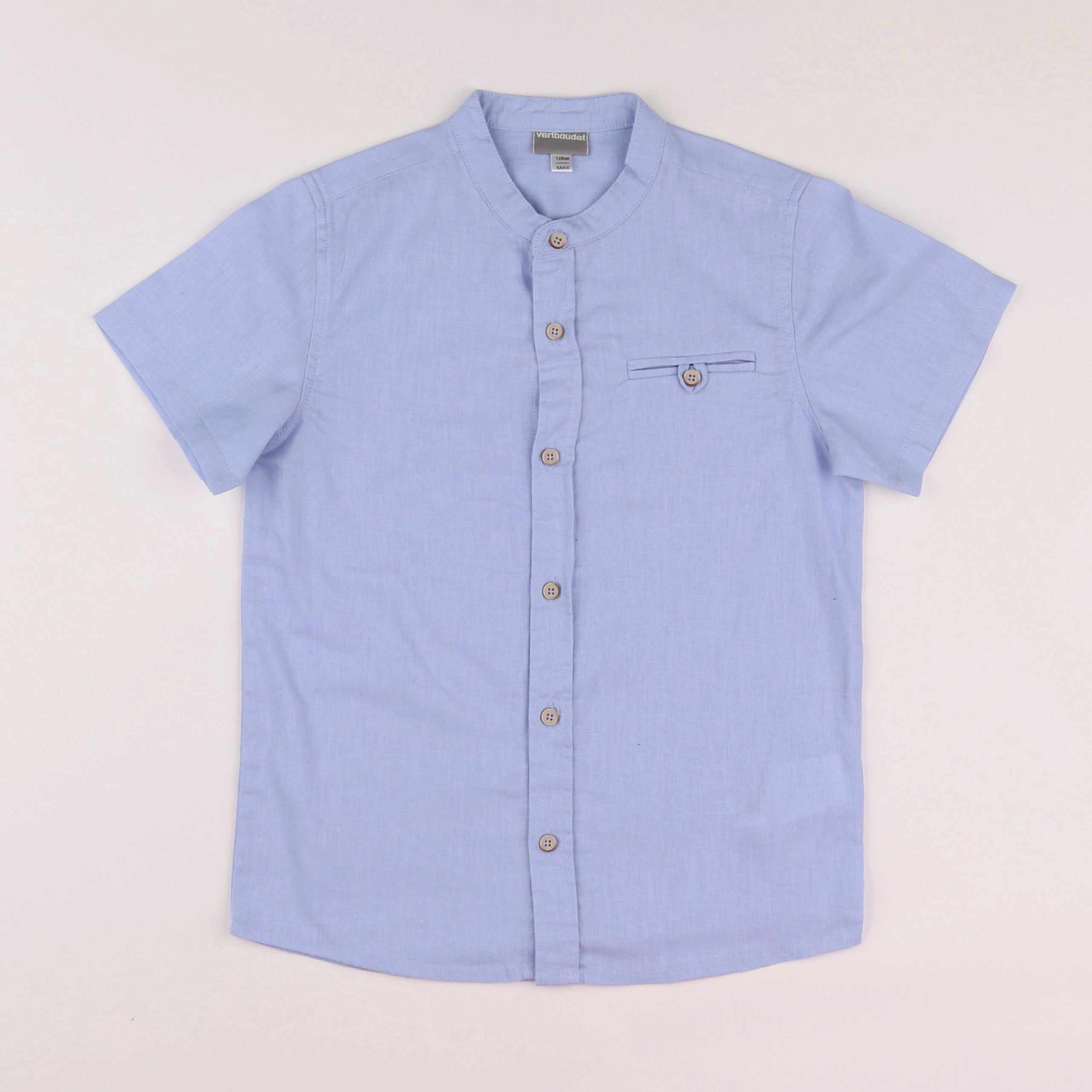 Vertbaudet - chemise bleu - 8 ans