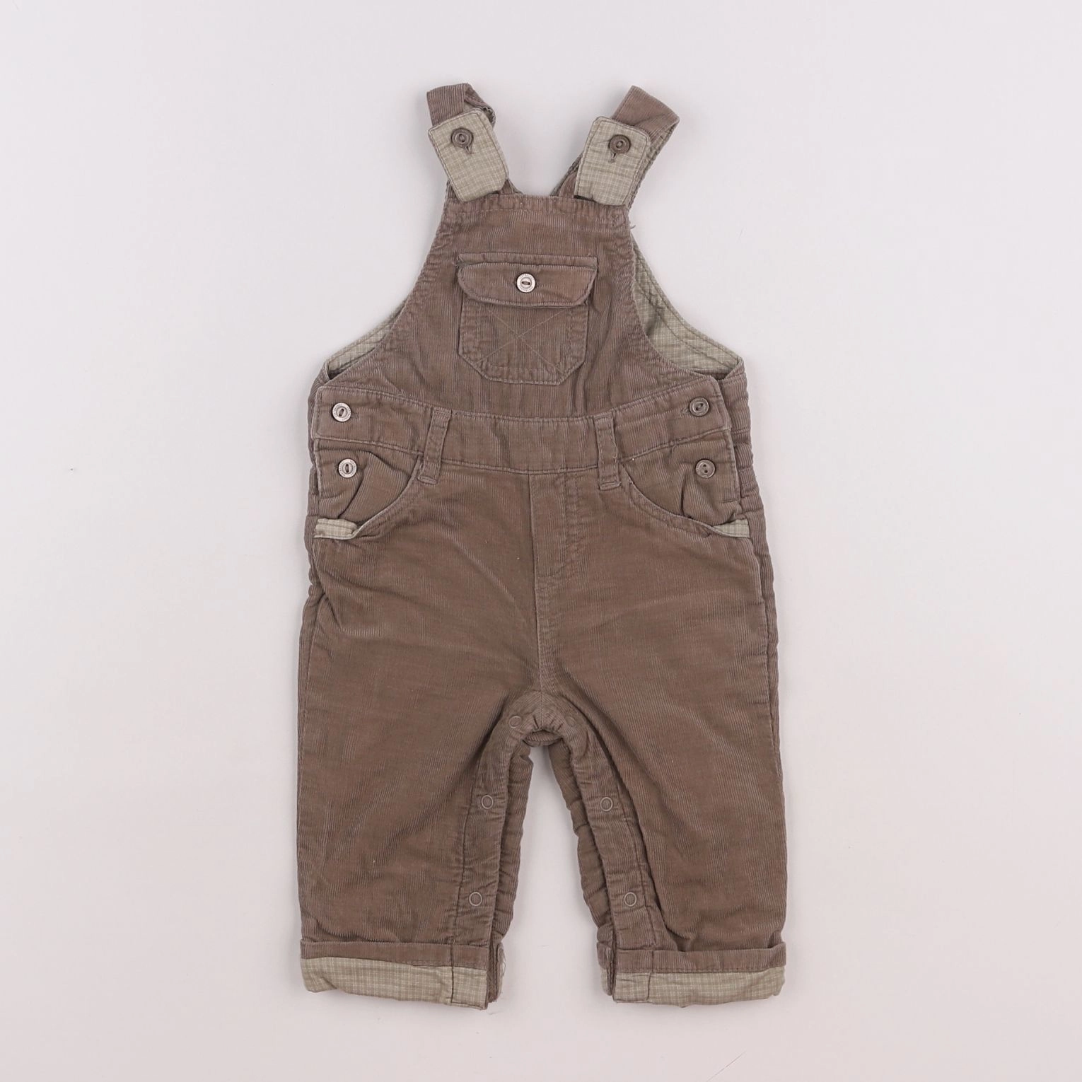 Vertbaudet - combinaison marron - 3 mois