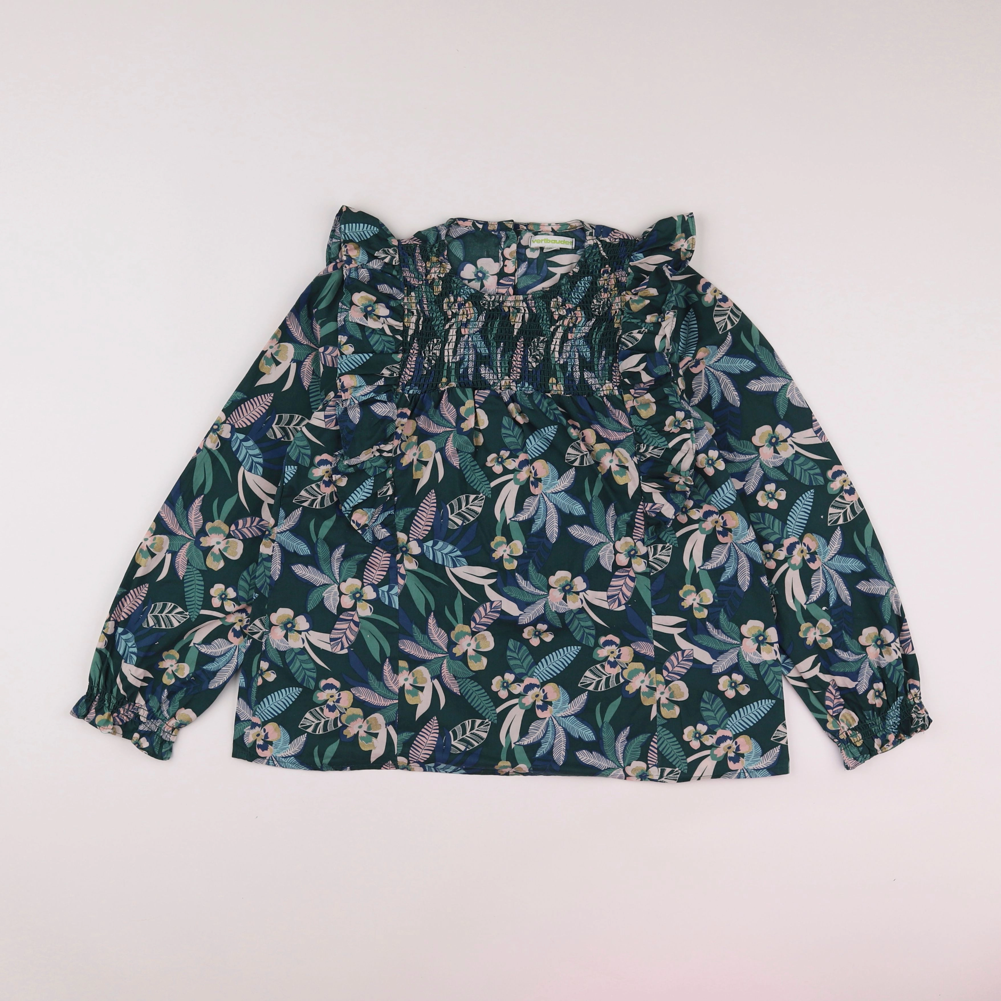 Vertbaudet - blouse multicolore - 10 ans