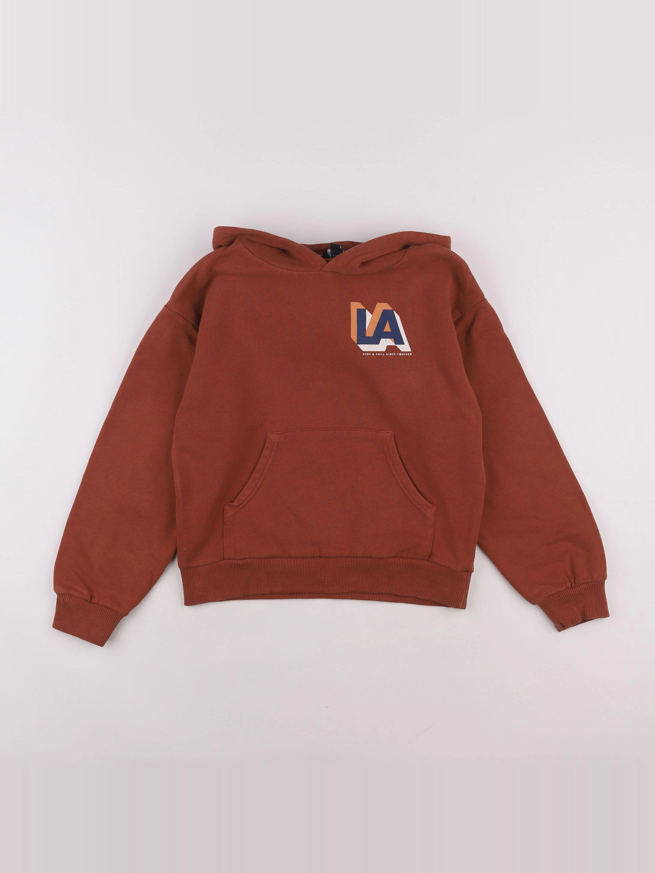 Hundred Pieces - sweat marron - 10 ans