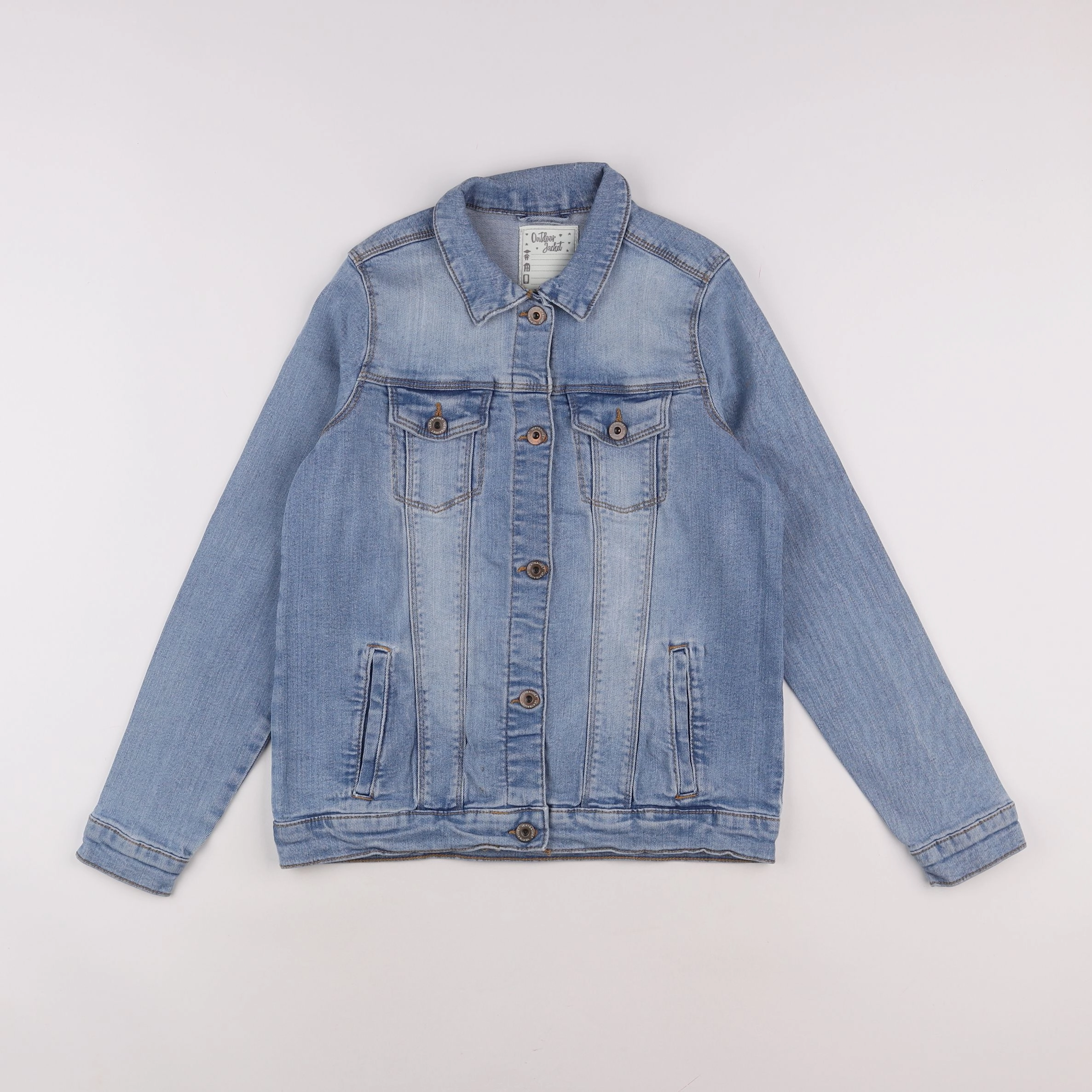 Vertbaudet - veste bleu - 12 ans