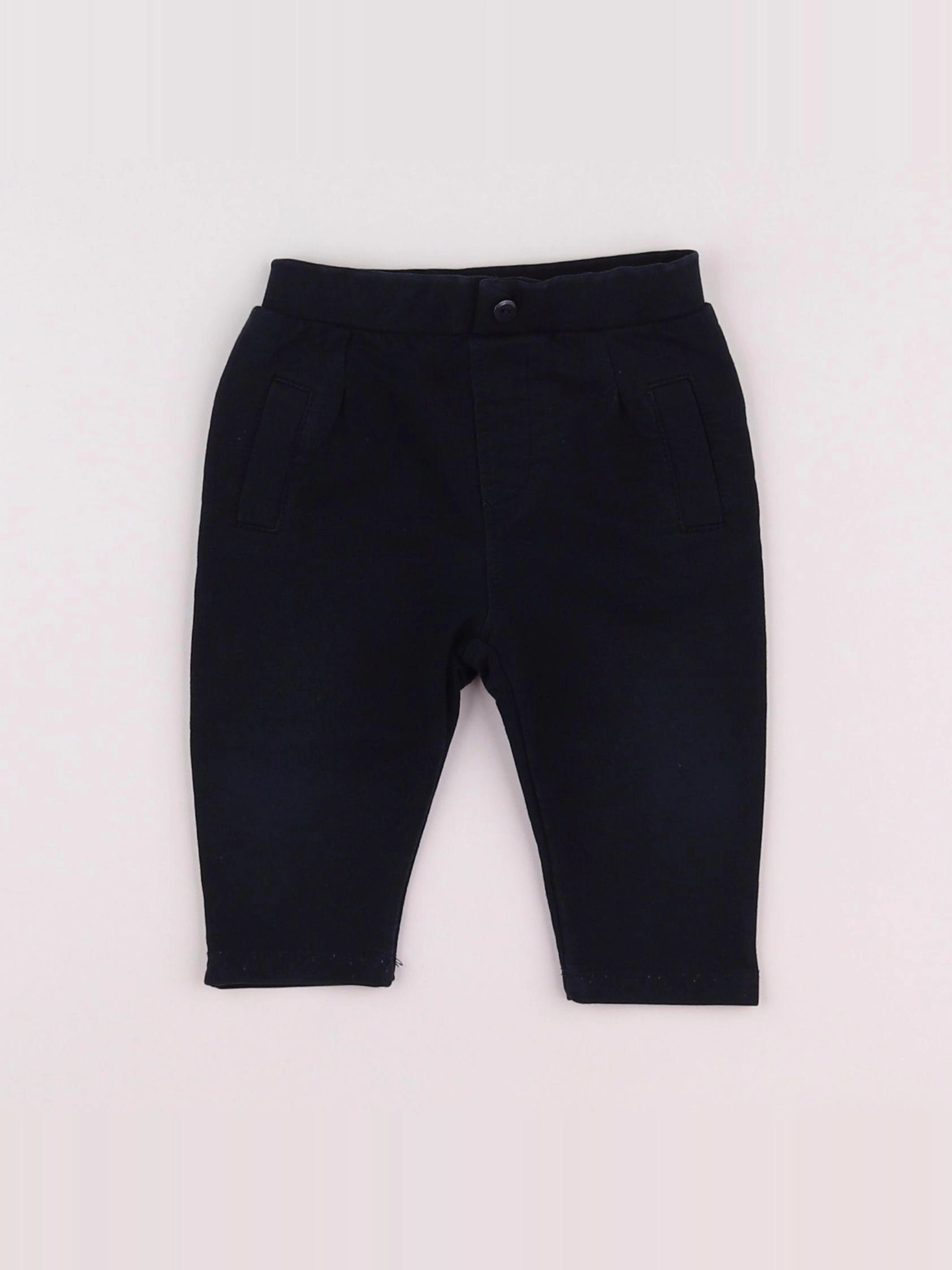 Eden & Victor - pantalon bleu - 6 mois