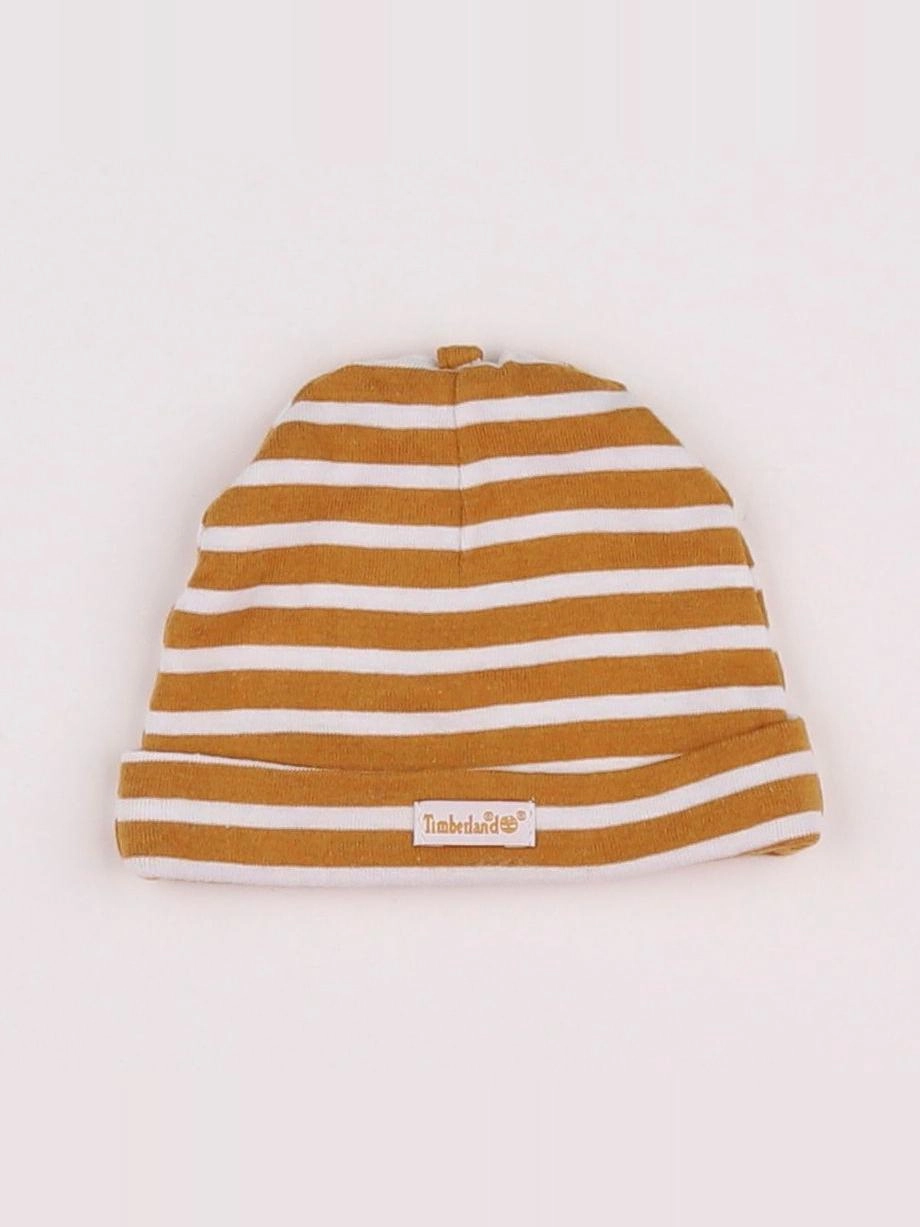 Timberland - bonnet marron, blanc - 6/12 mois