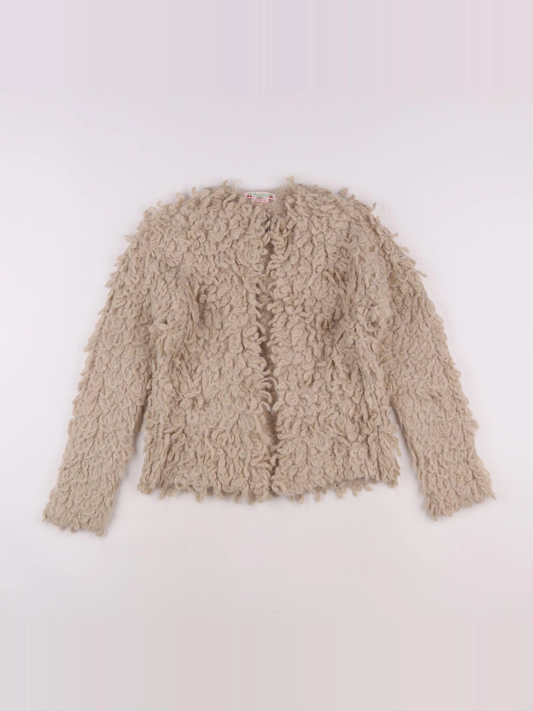 Bonpoint - gilet beige - 10 ans