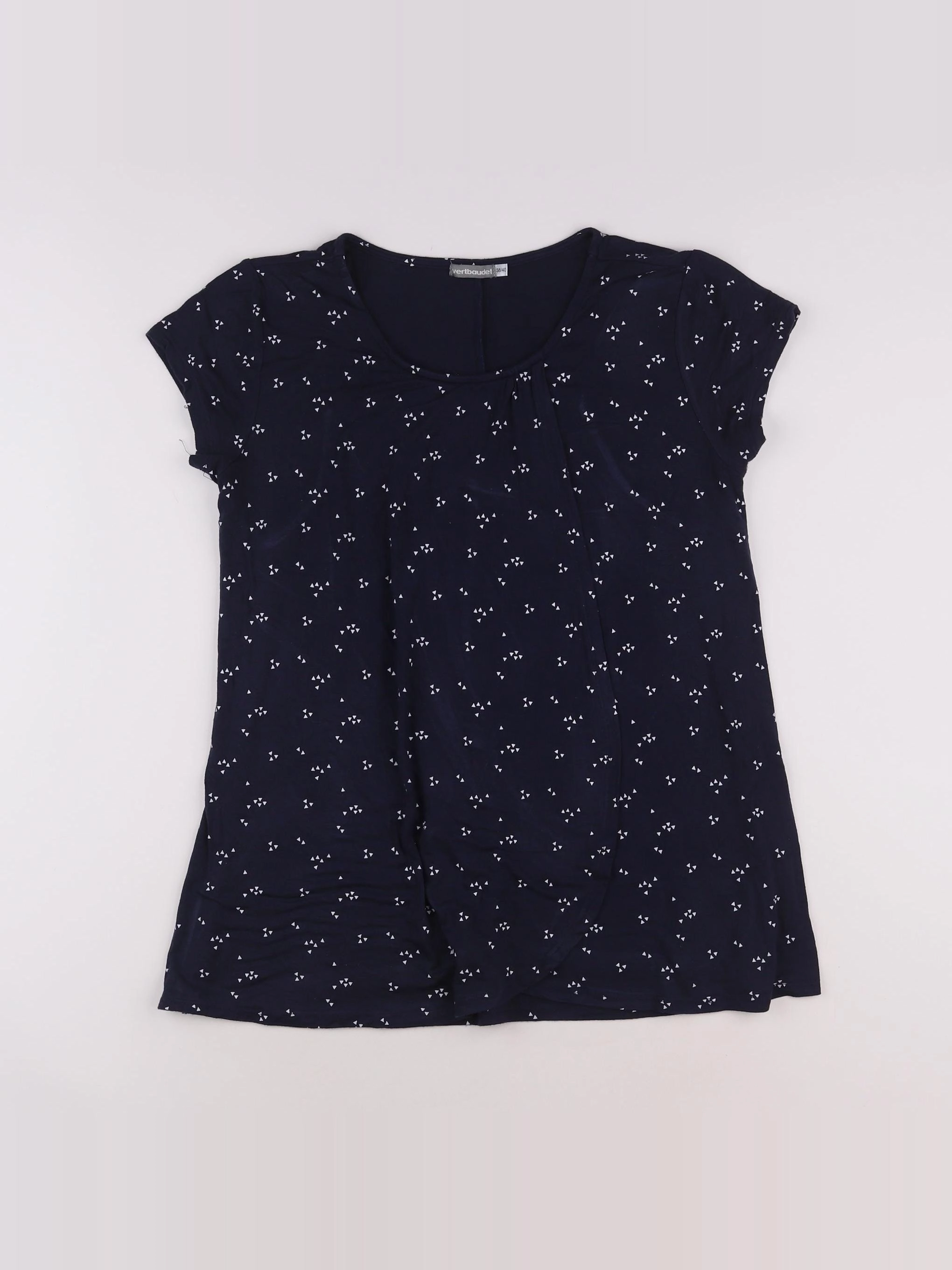 Vertbaudet - tee-shirt grossesse bleu - 38 à 40