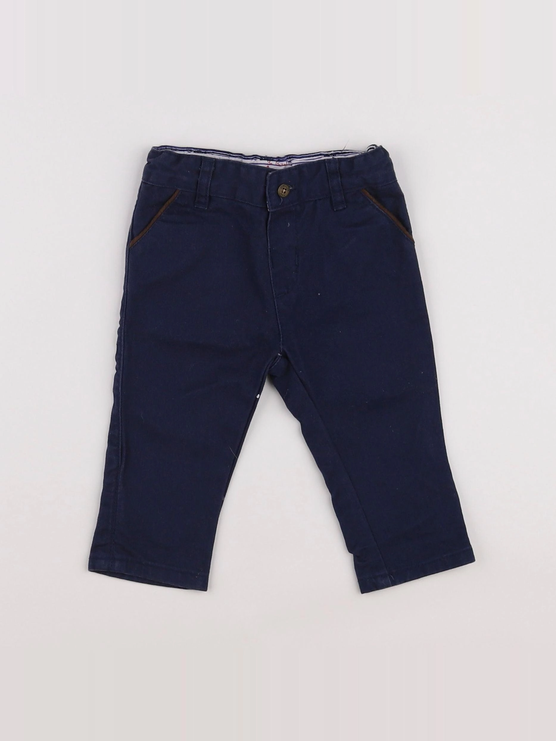 Cyrillus - pantalon bleu - 6 mois