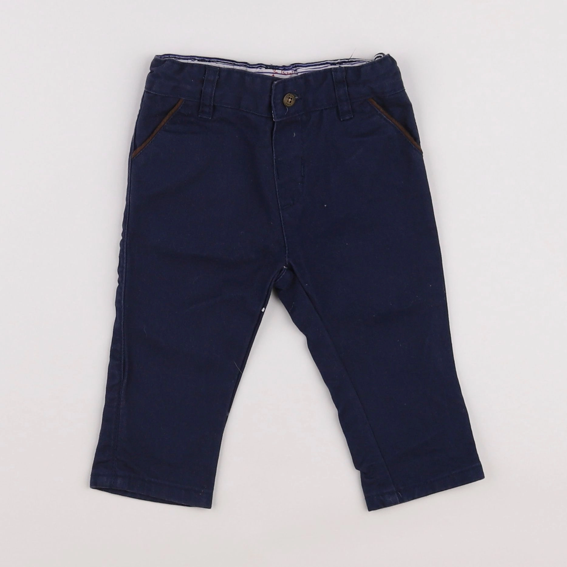 Cyrillus - pantalon bleu - 6 mois