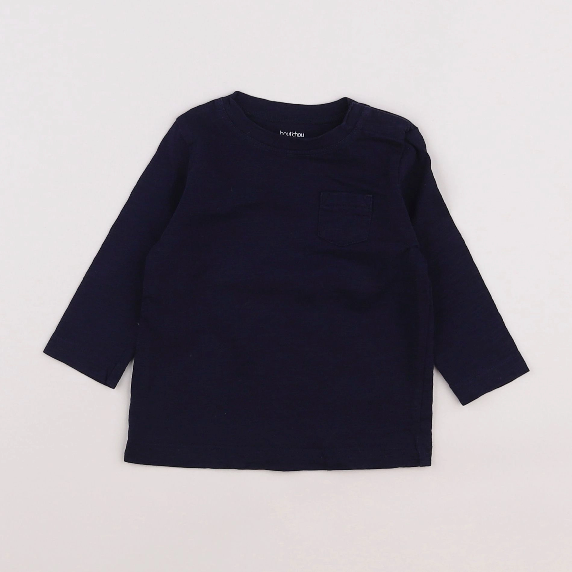 Boutchou - tee-shirt bleu - 6 mois