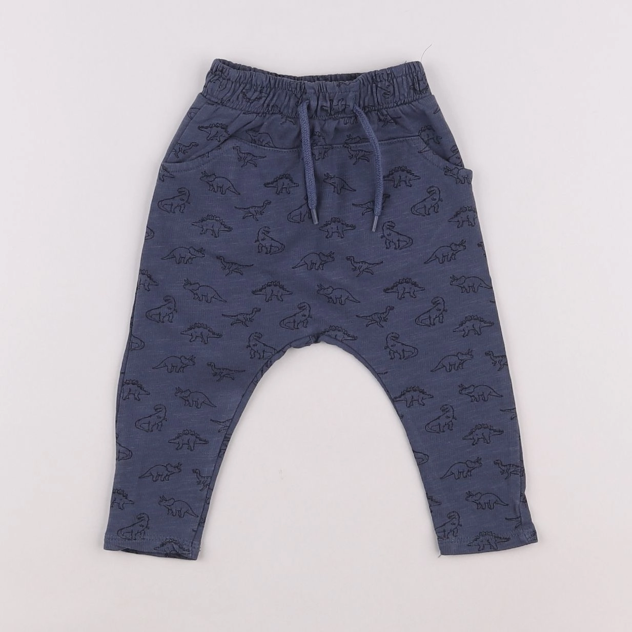 Vertbaudet - sarouel bleu - 3 mois