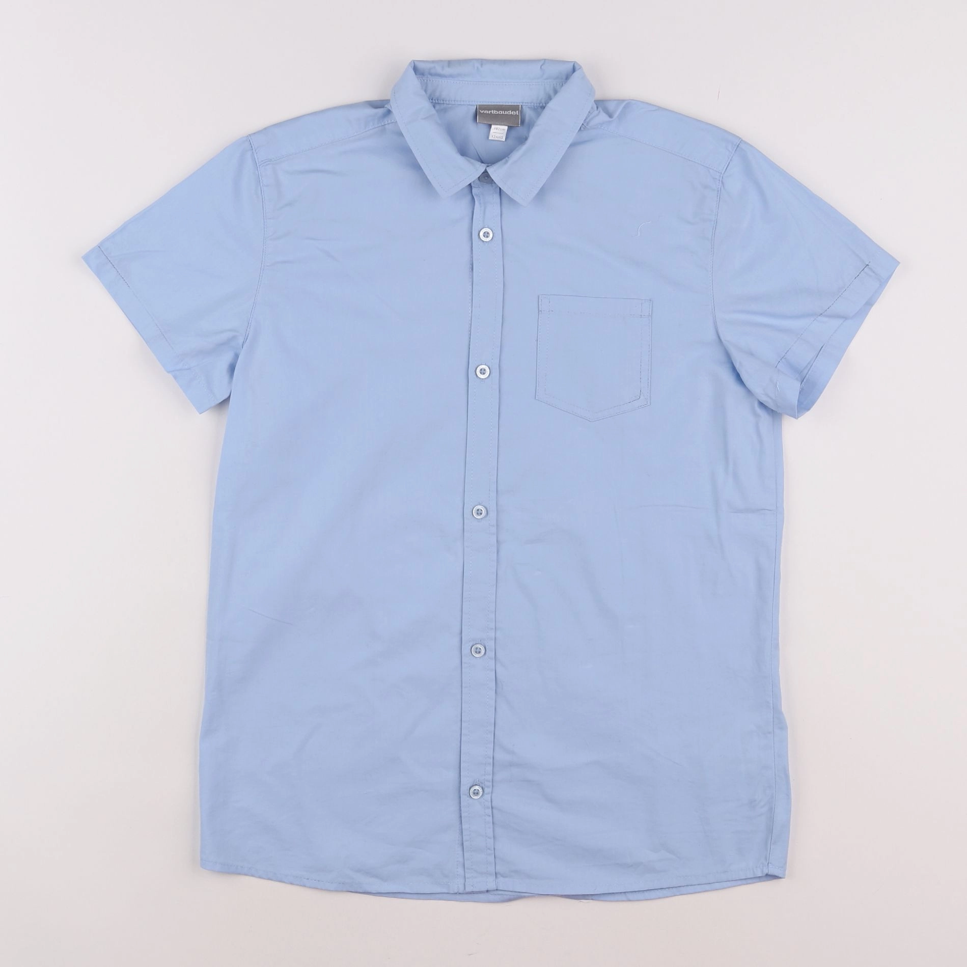 Vertbaudet - chemise bleu - 11 ans