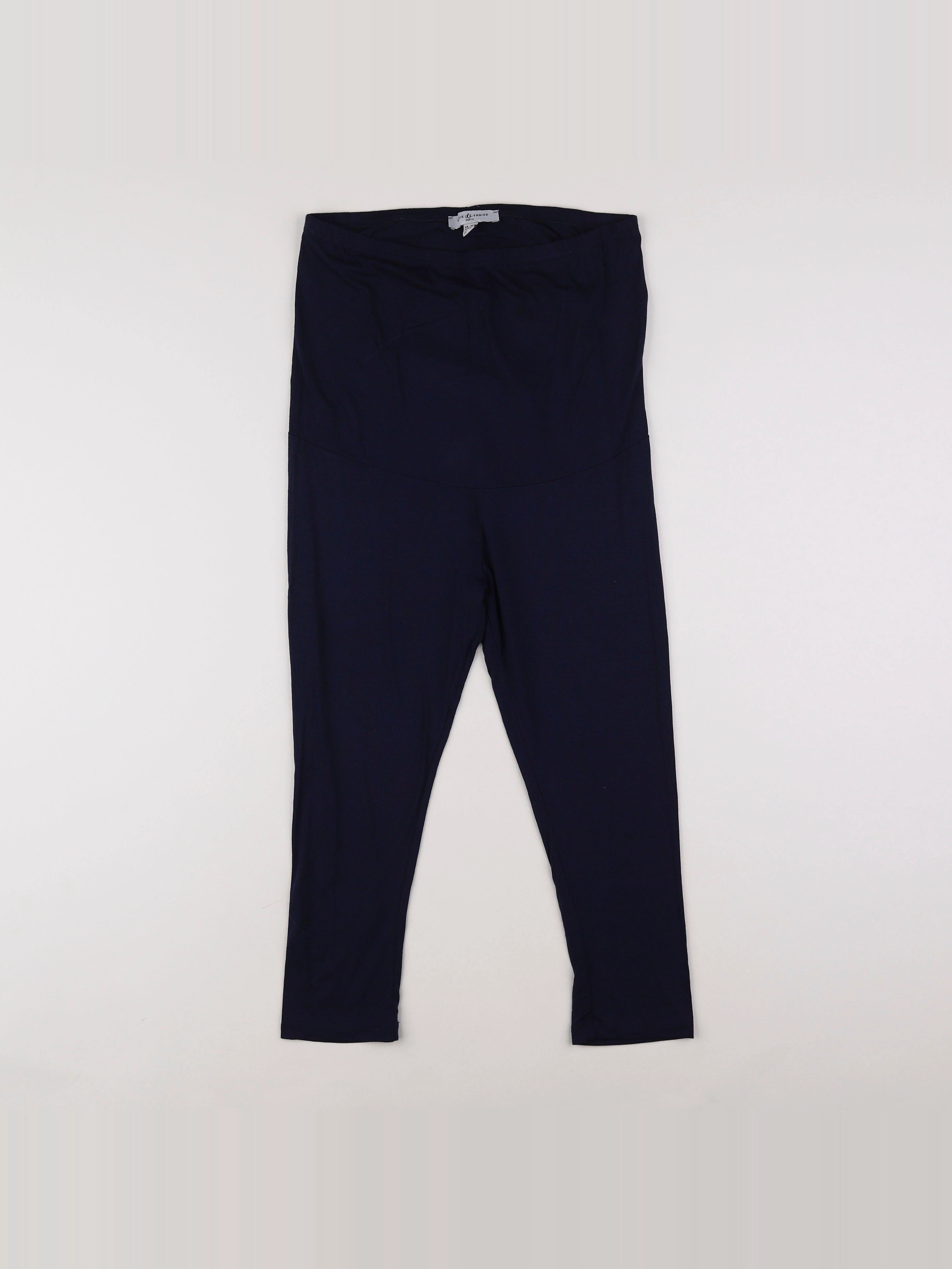 Envie de fraise - legging grossesse bleu - 36 à 38