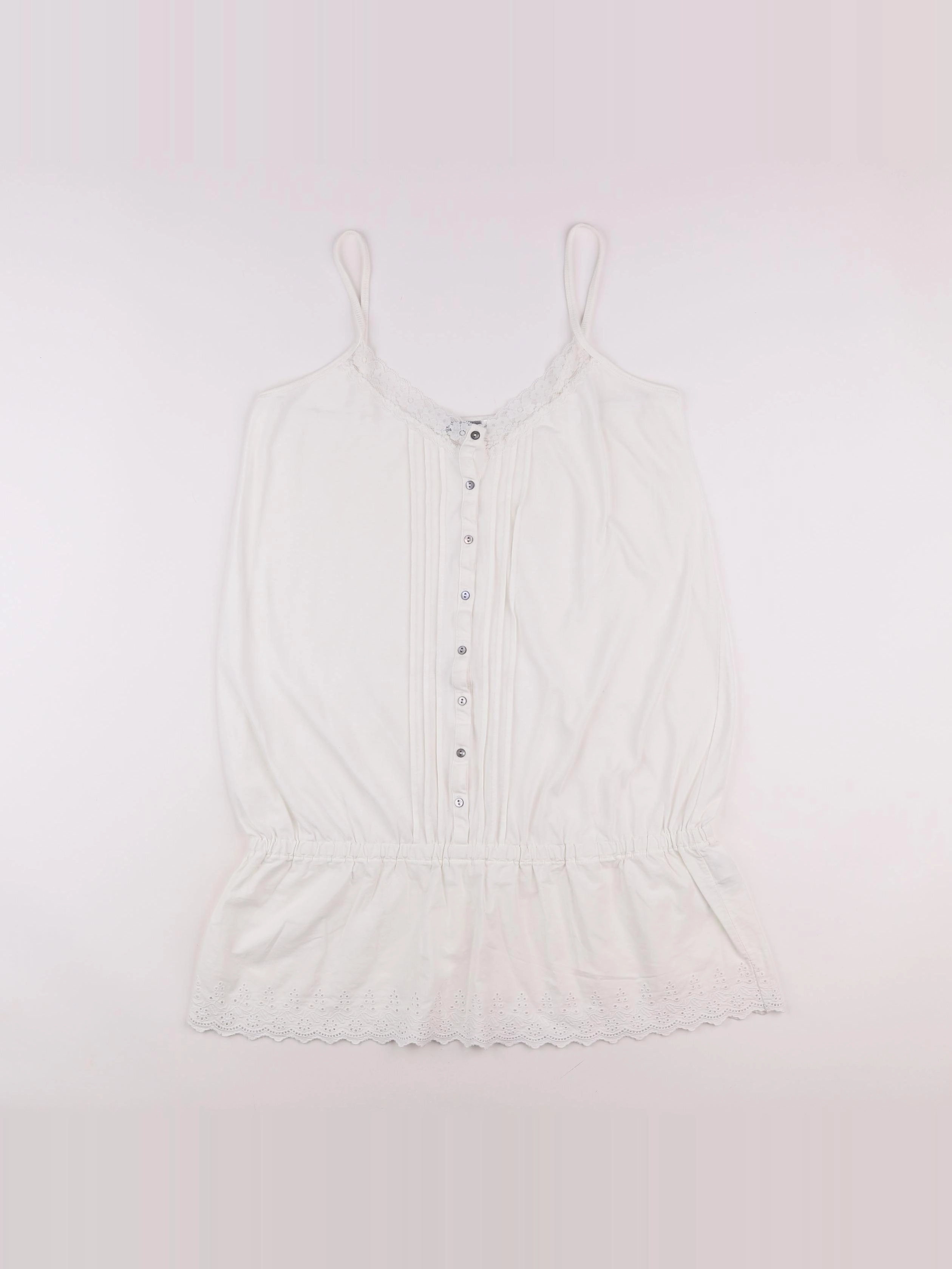 Vertbaudet - débardeur grossesse blanc - 42 à 44