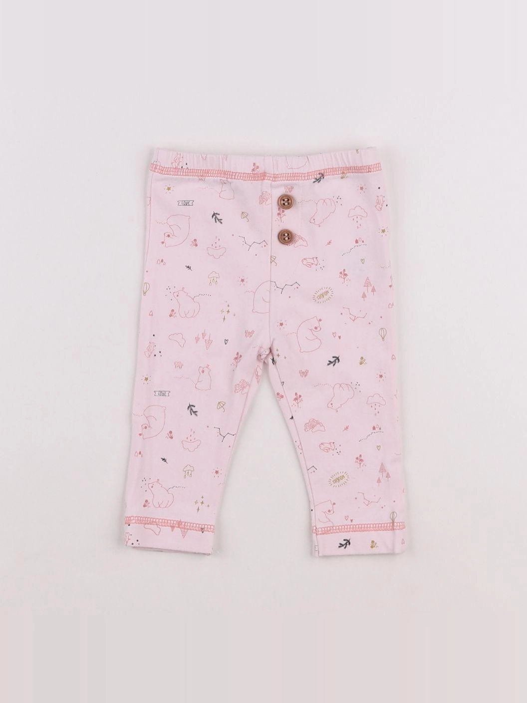 Noukie's - legging rose - 1 mois