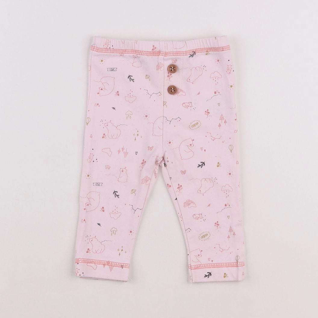 Noukie's - legging rose - 1 mois