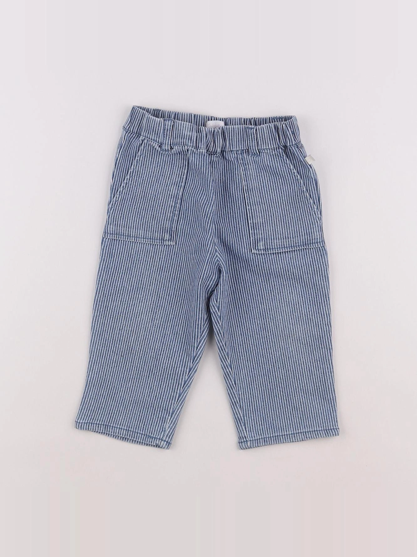 Cadet Rousselle - pantalon bleu - 12 mois