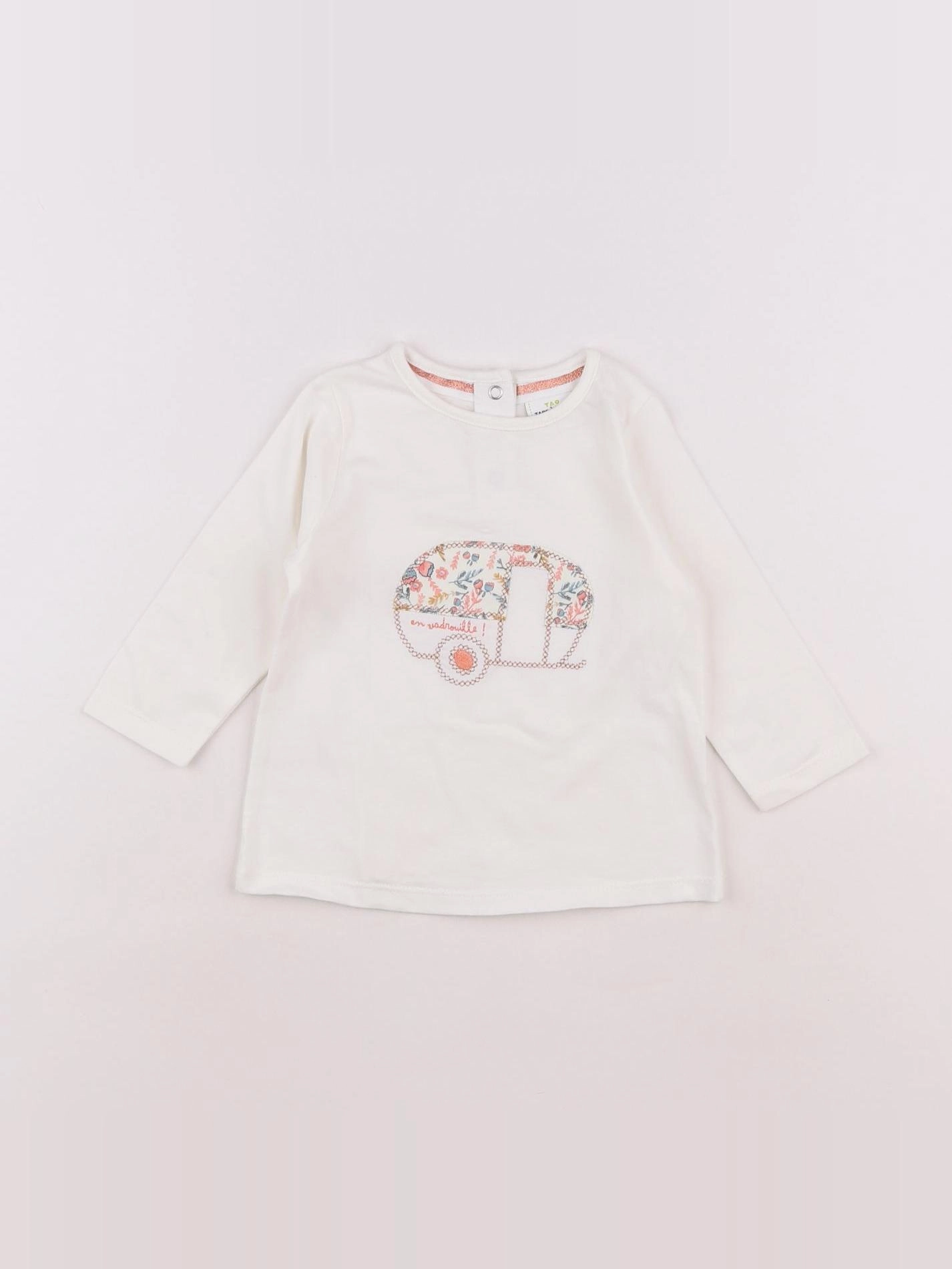 Tape à l'oeil - tee-shirt blanc - 6 mois